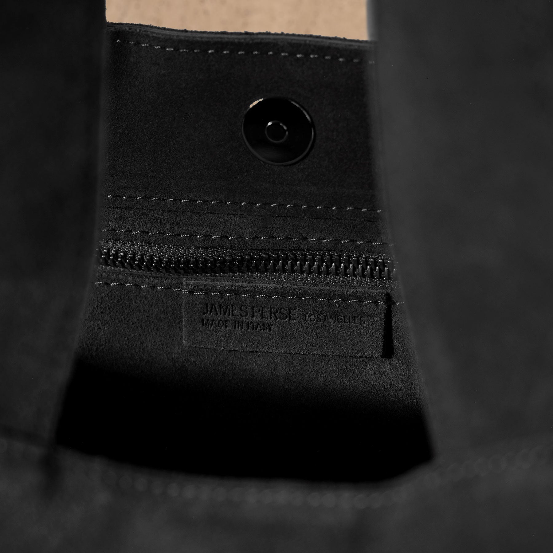Suede Tote - Black