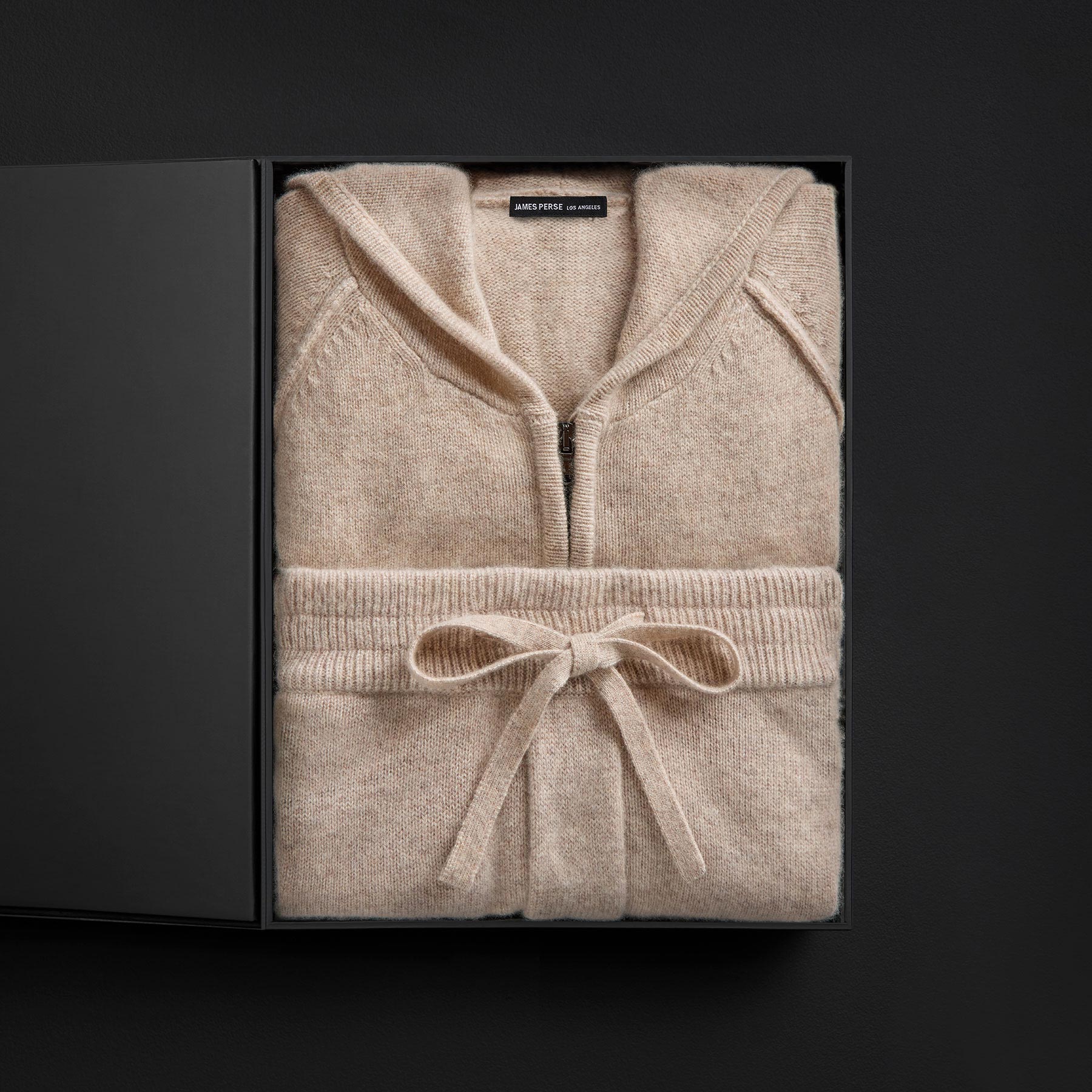 Men's Cashmere Track Suit Gift Set - Stone