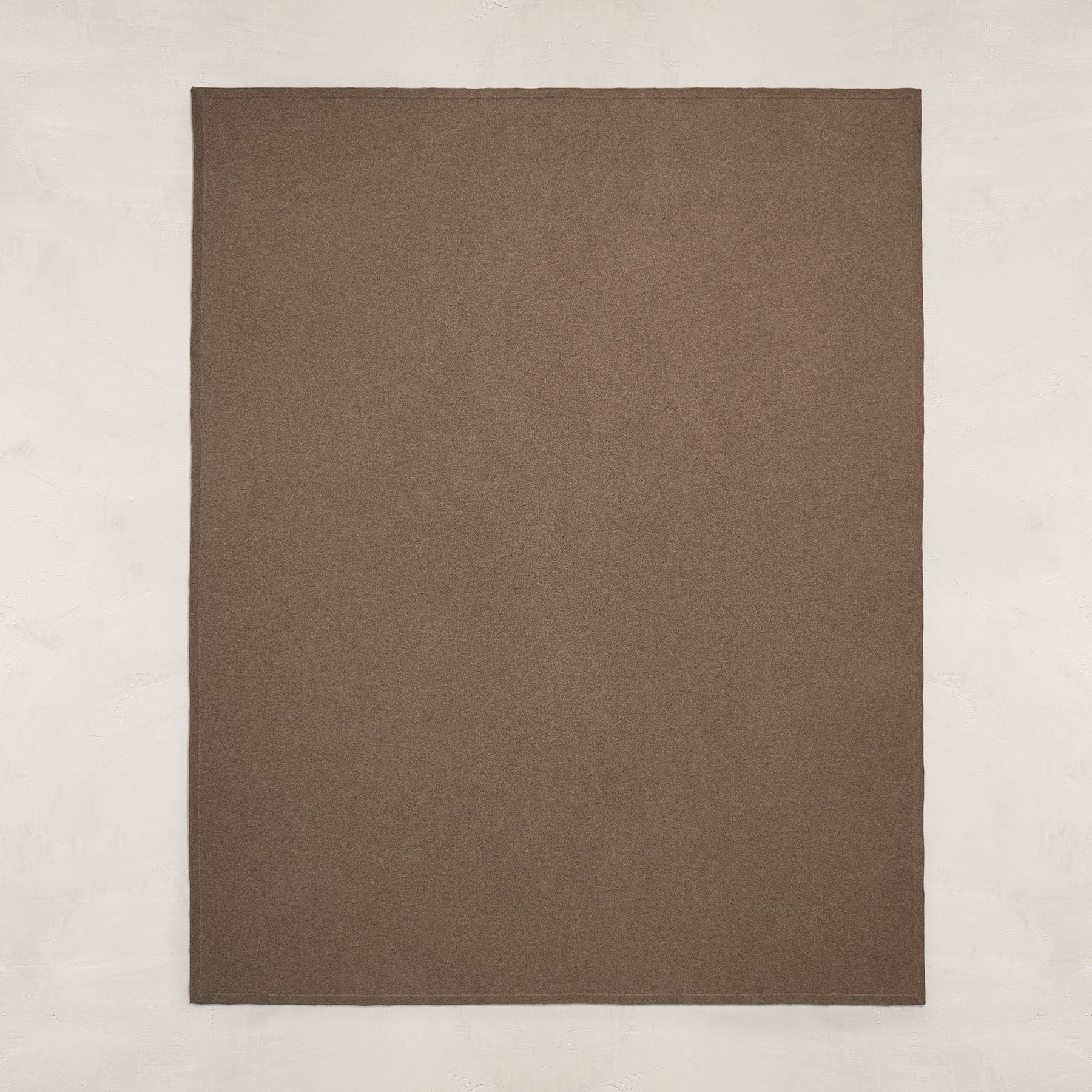 Recycled Cashmere Blanket - Mid Brown