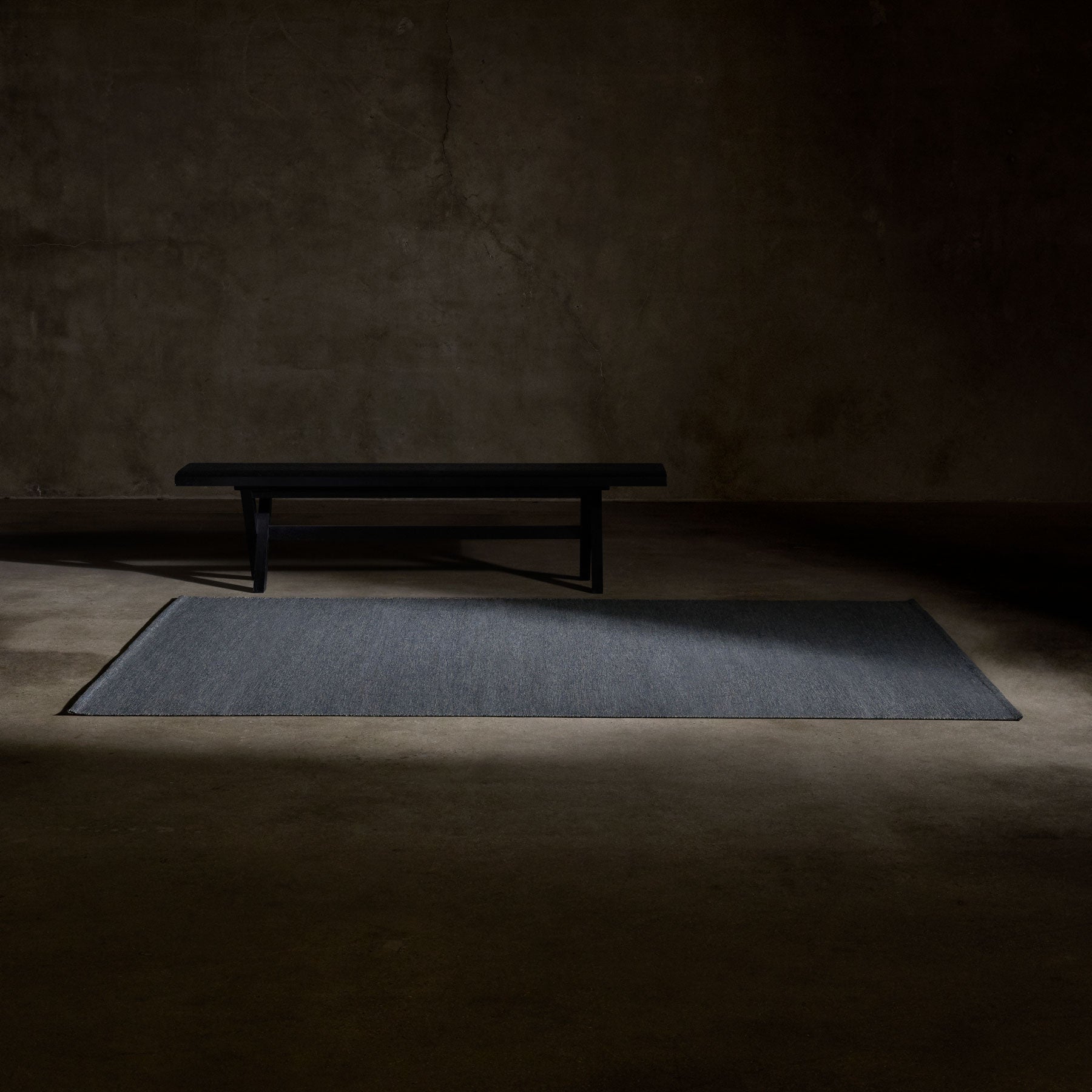 Wool Area Rug - Gunmetal Marle