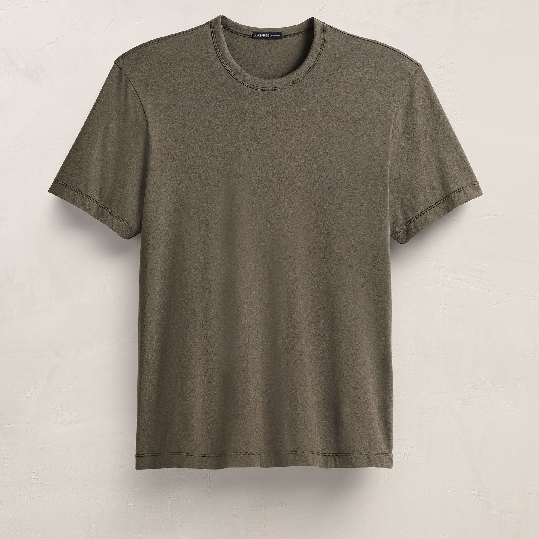 Brushed Lotus Crew - Army Green