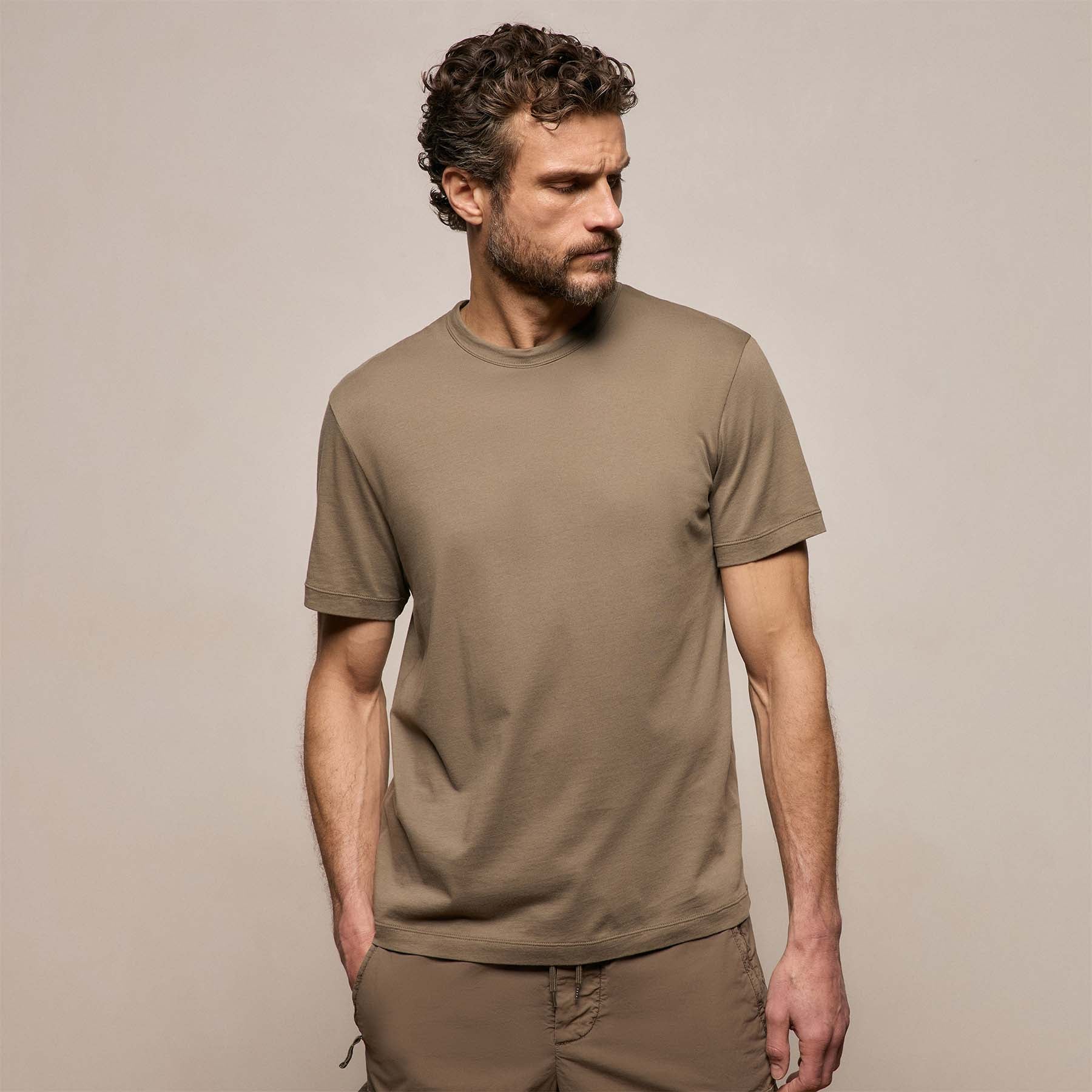 Brushed Lotus Crew - Light Olive