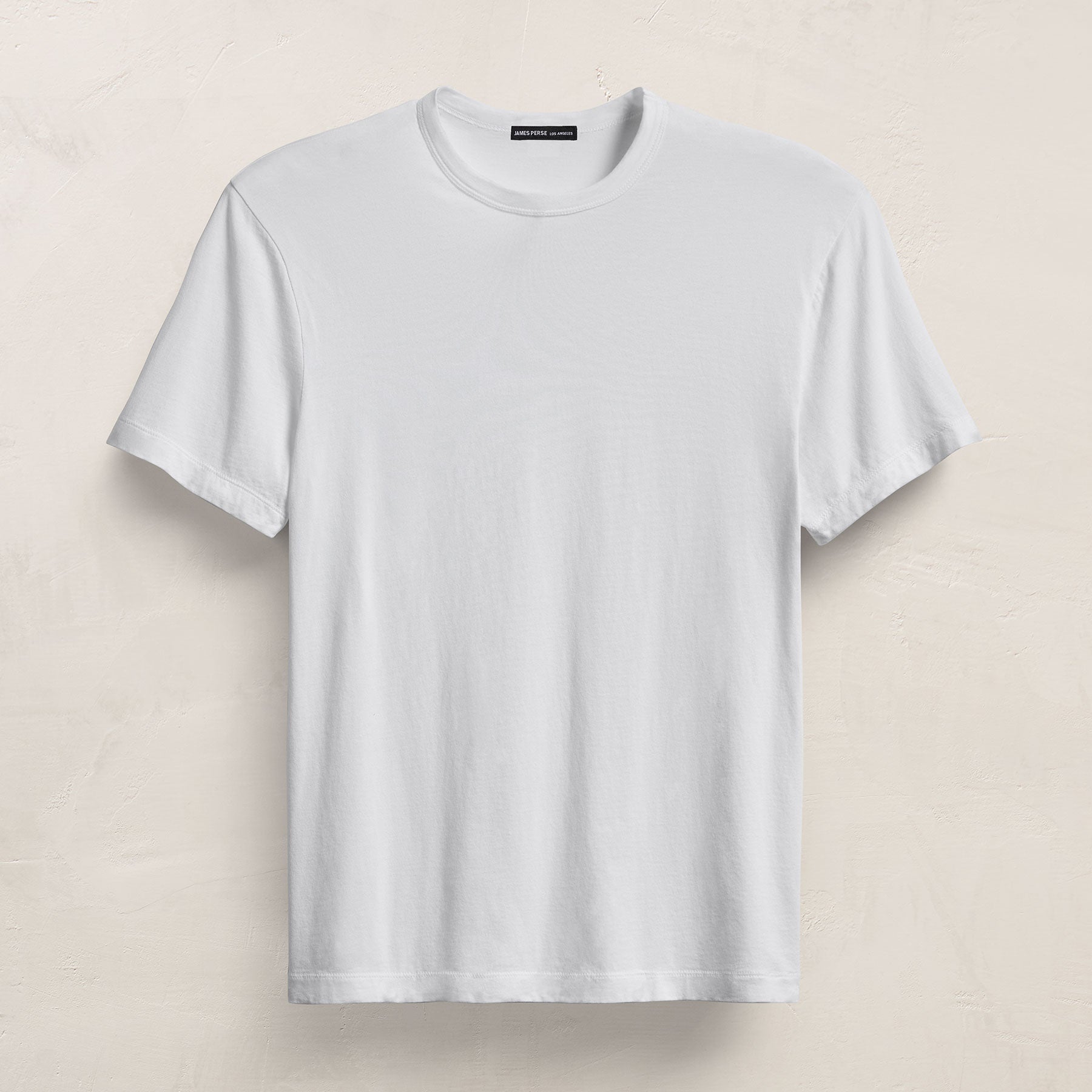 Brushed Lotus Crew - White