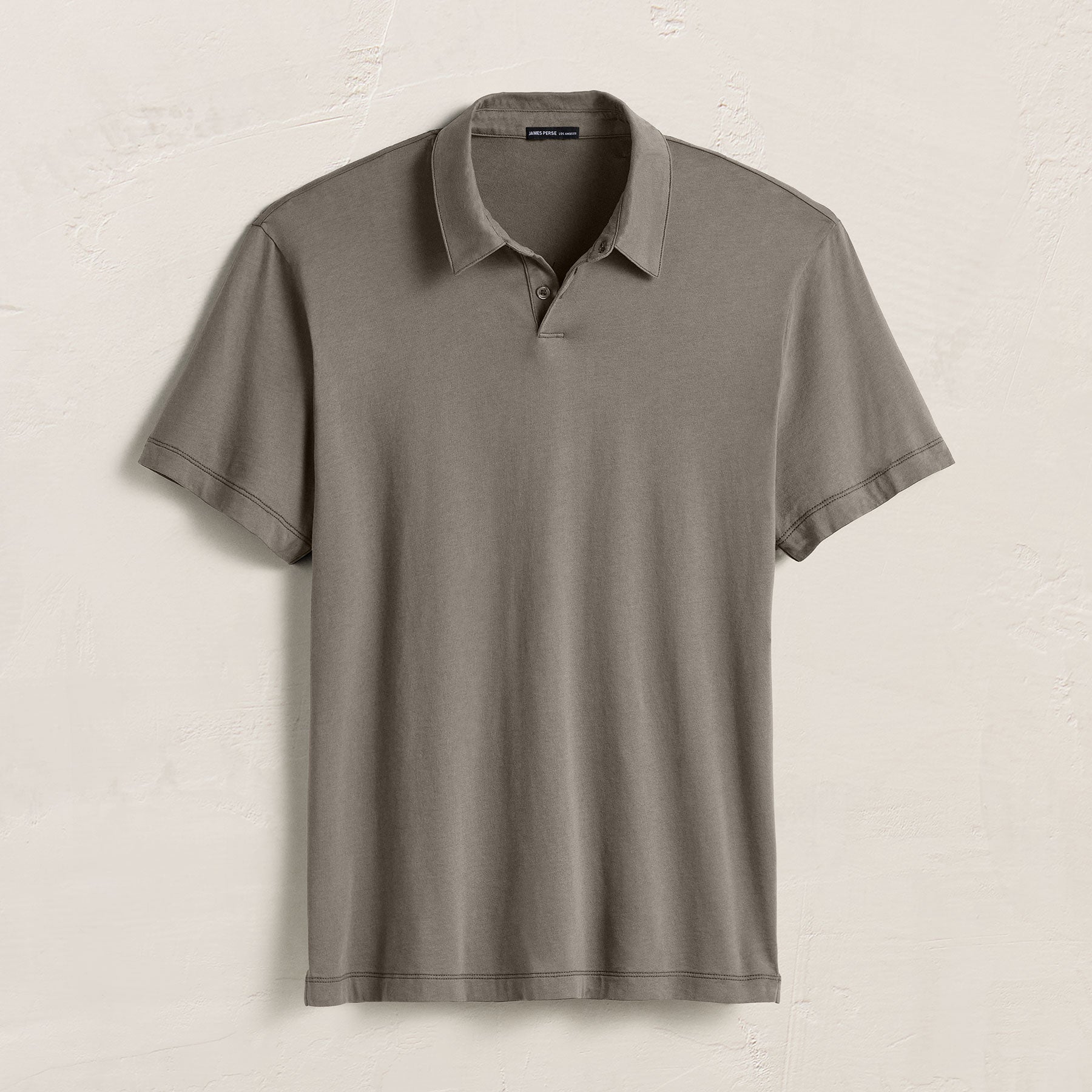 Brushed Lotus Polo - Granite