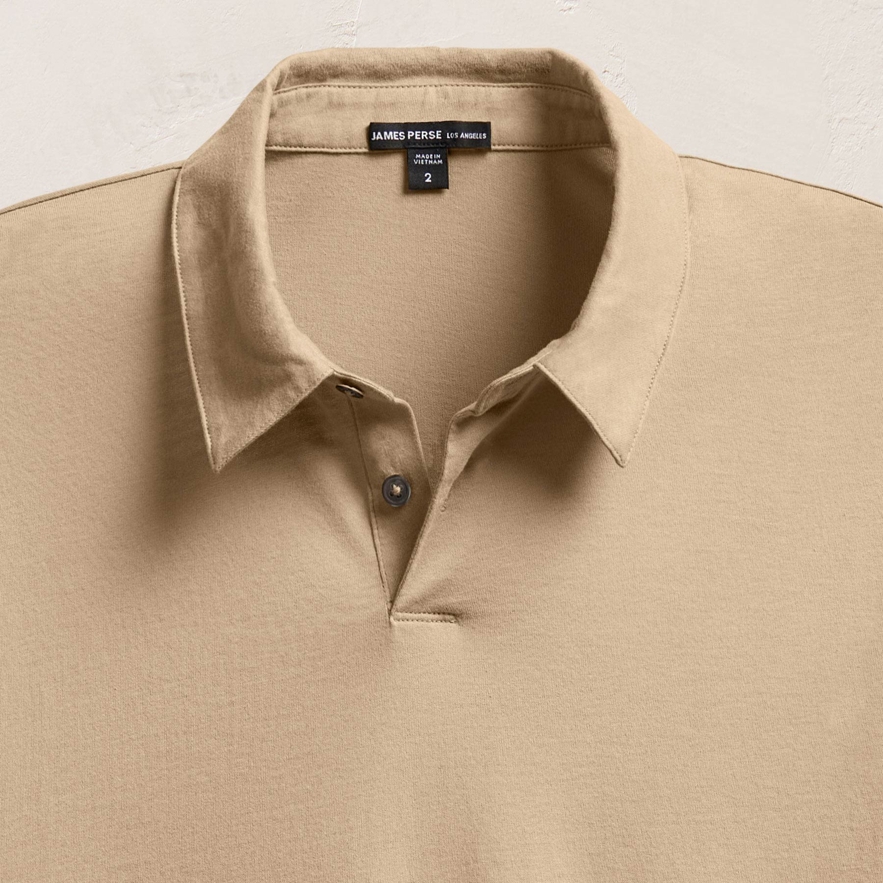 Brushed Lotus Polo - Light Khaki
