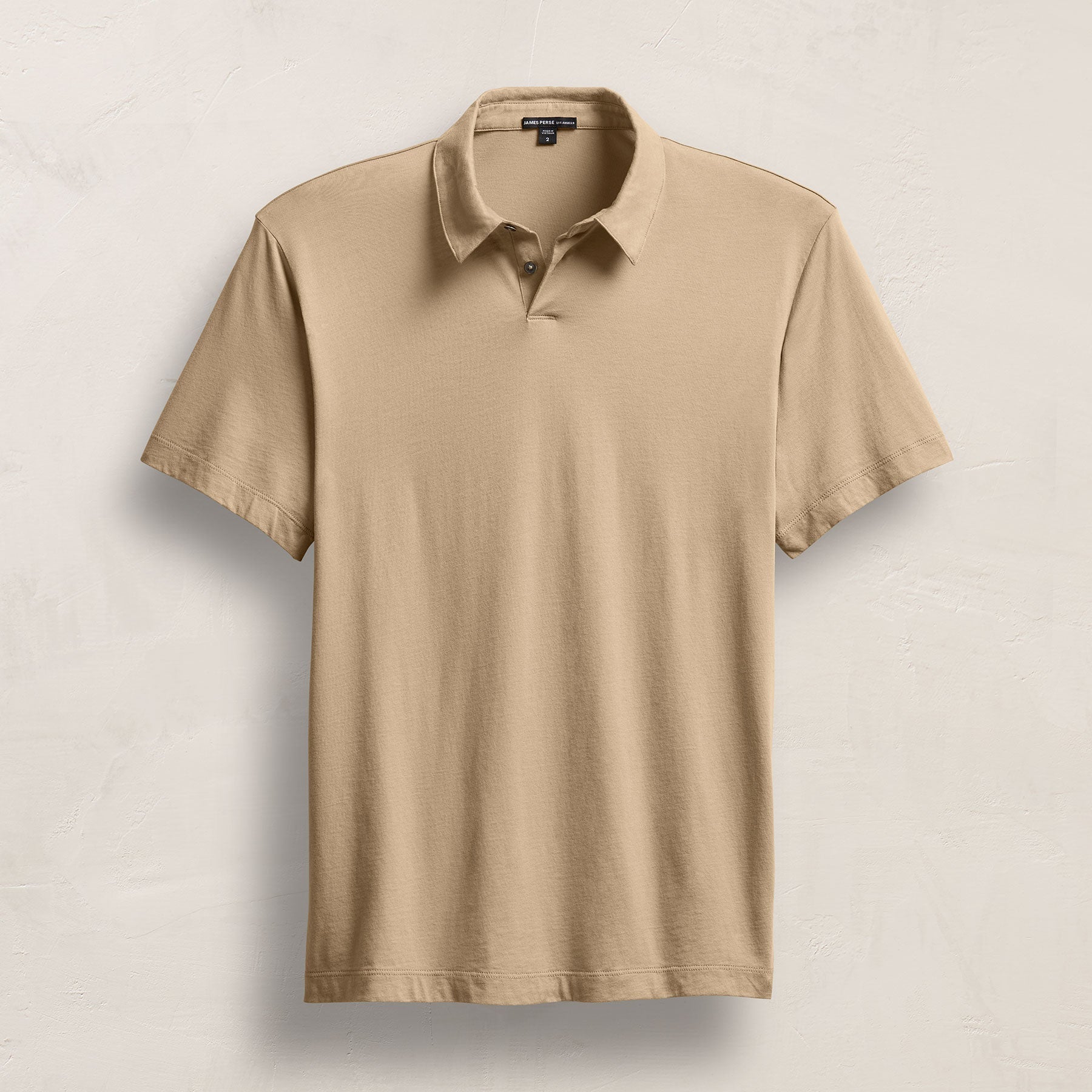 Brushed Lotus Polo - Light Khaki