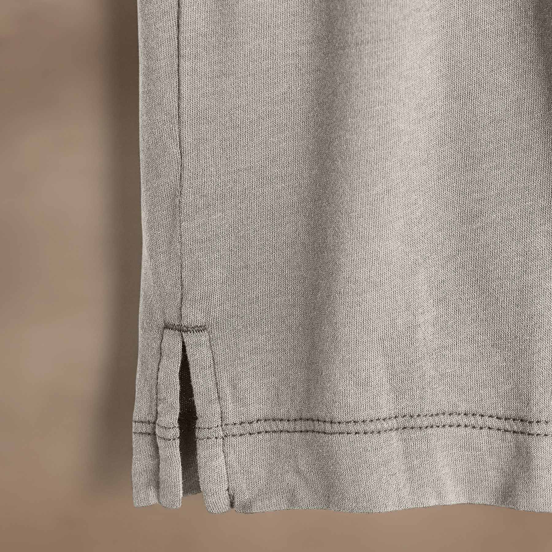 Brushed Lotus Polo - Salt