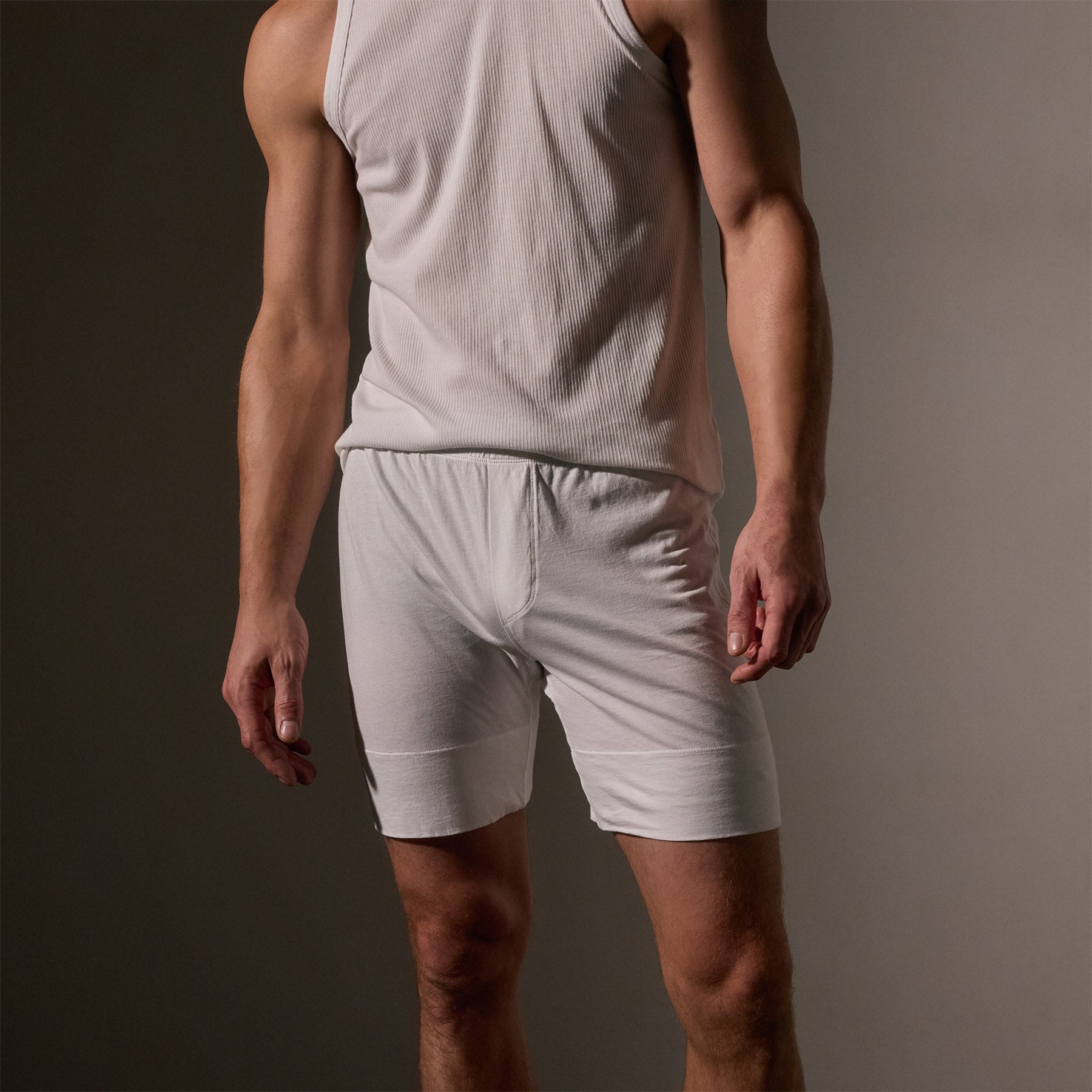 Relaxed Boxers - White