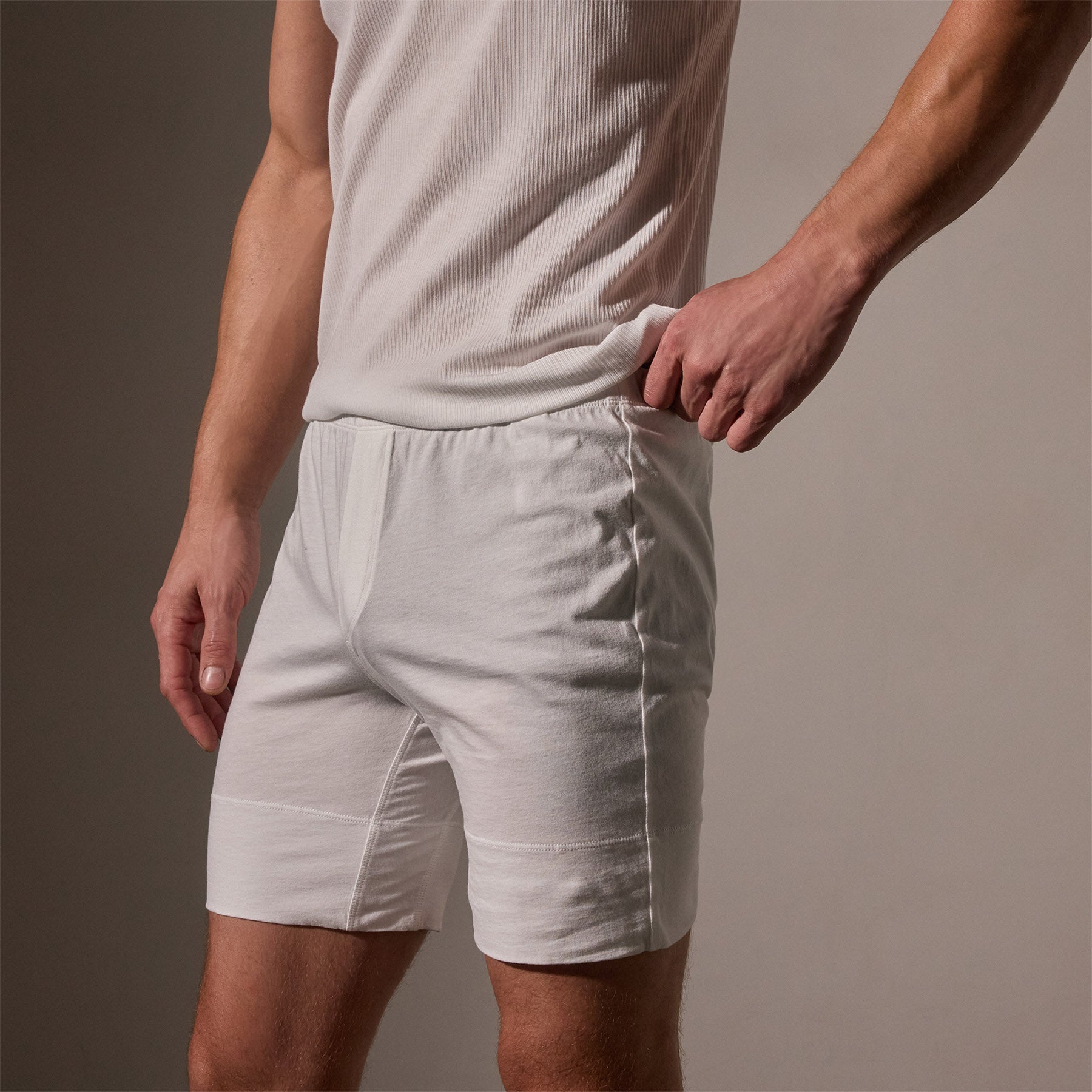 Relaxed Boxers - White
