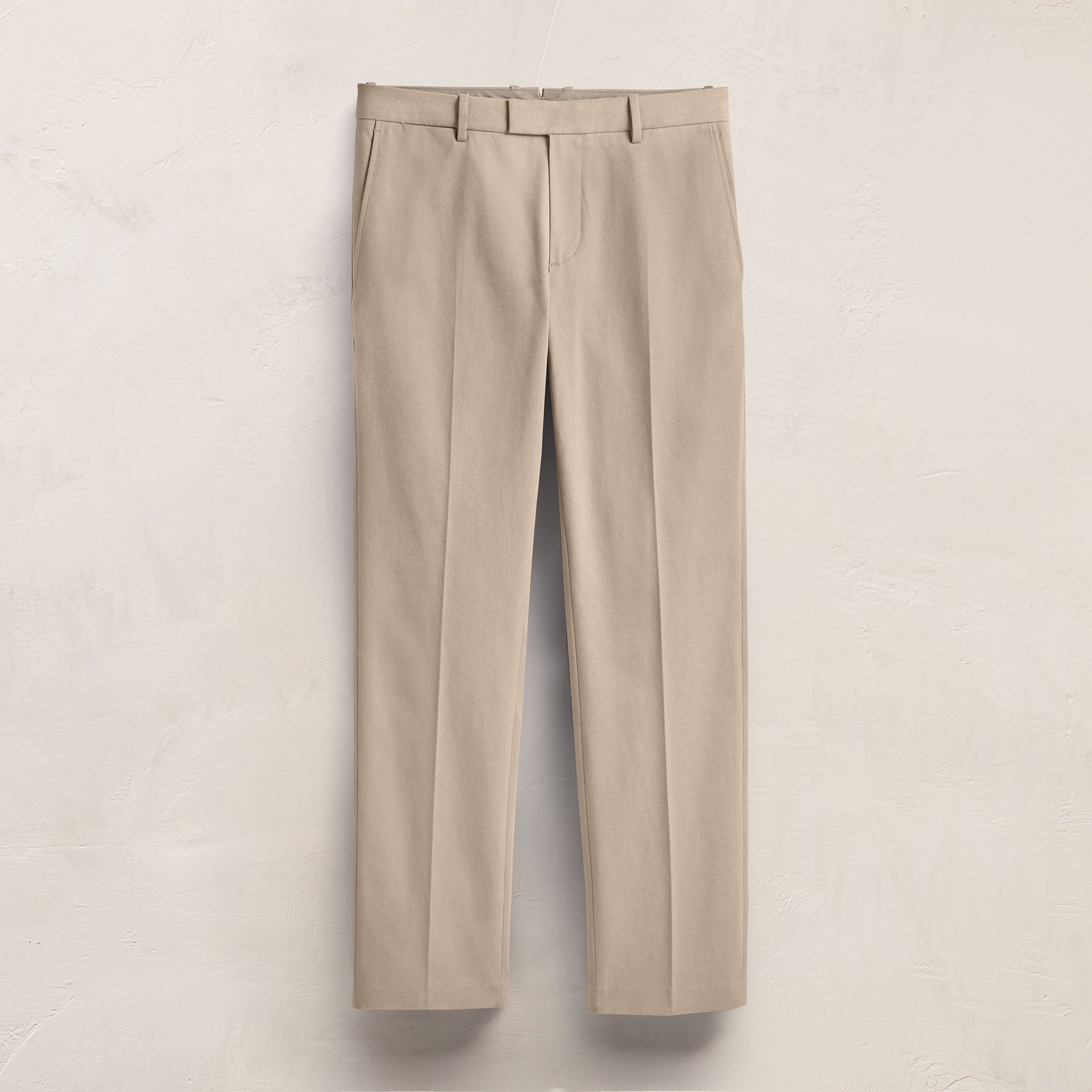Cashmere Touch Twill Trouser - Stone