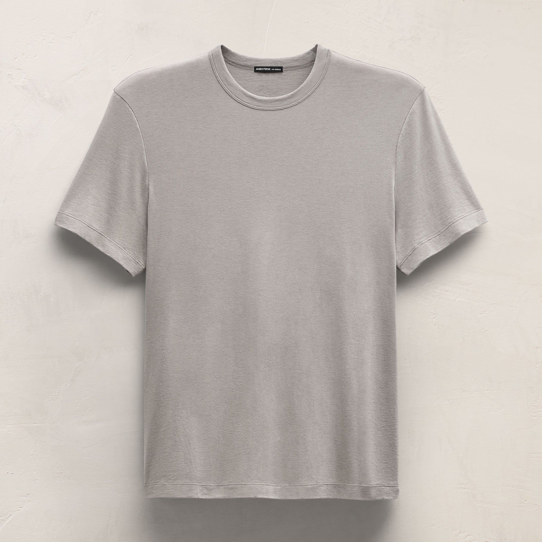 Cotton Cashmere Short Sleeve Tee - Fog