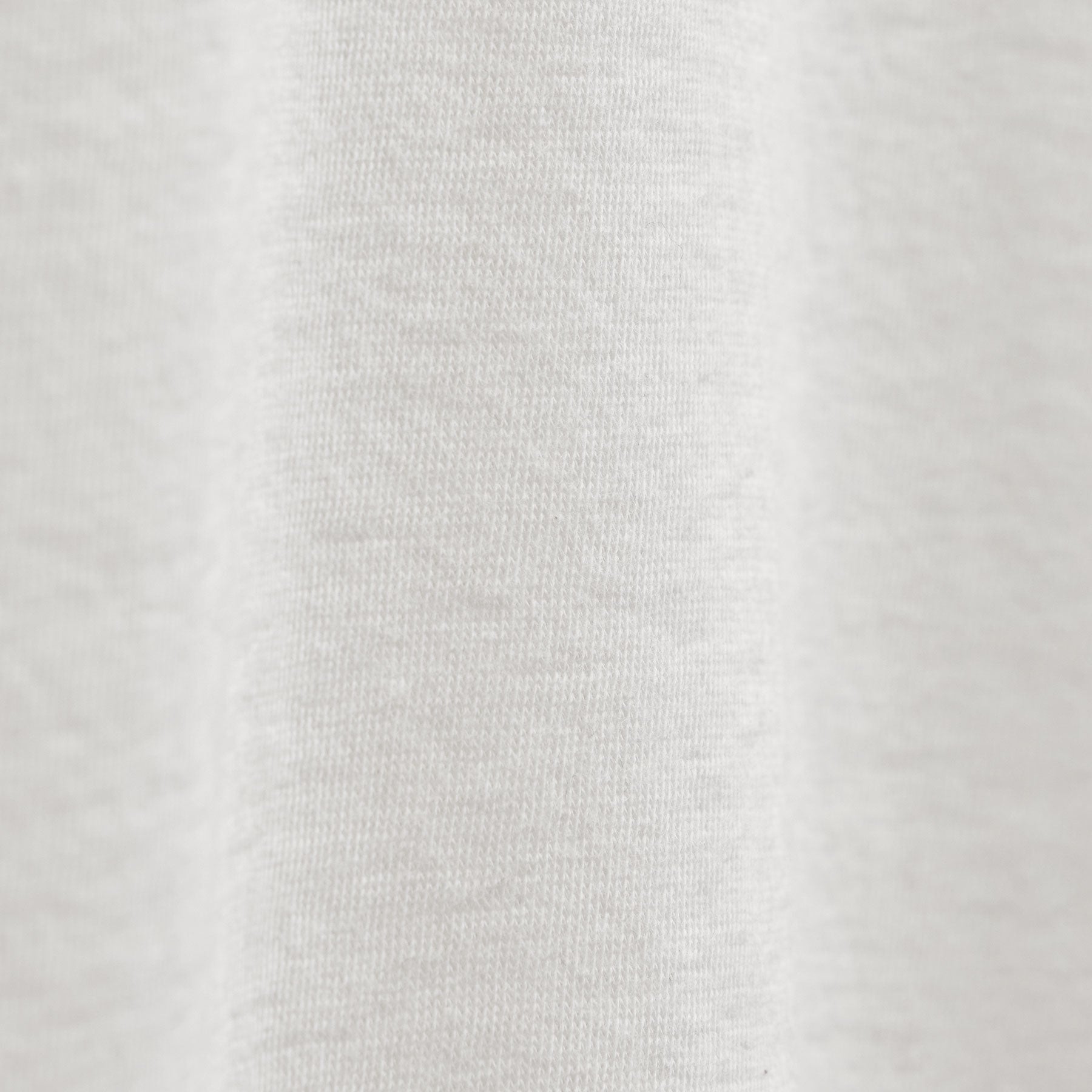 Cotton Cashmere Long Sleeve Henley - White