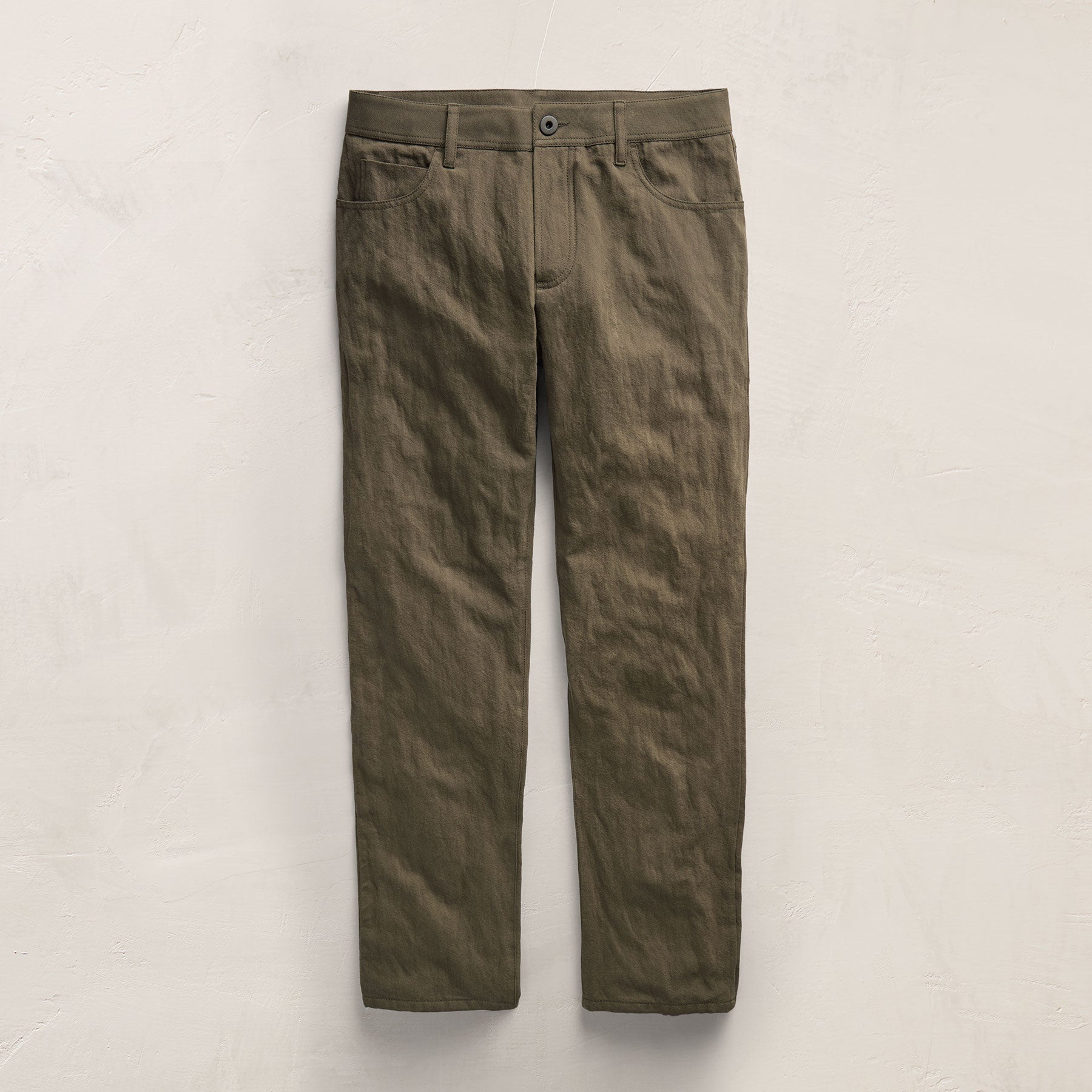 Cotton Metal Twill Pant - Army Green