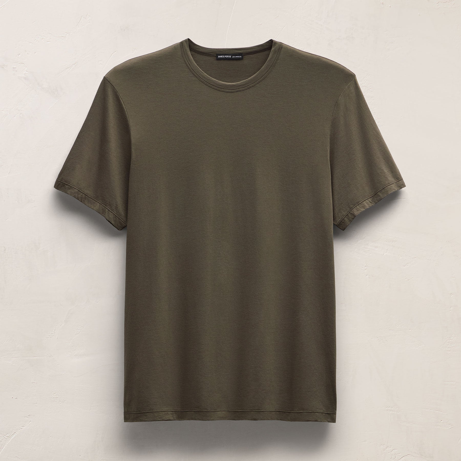 Luxe Lotus Jersey Tee - Army Green