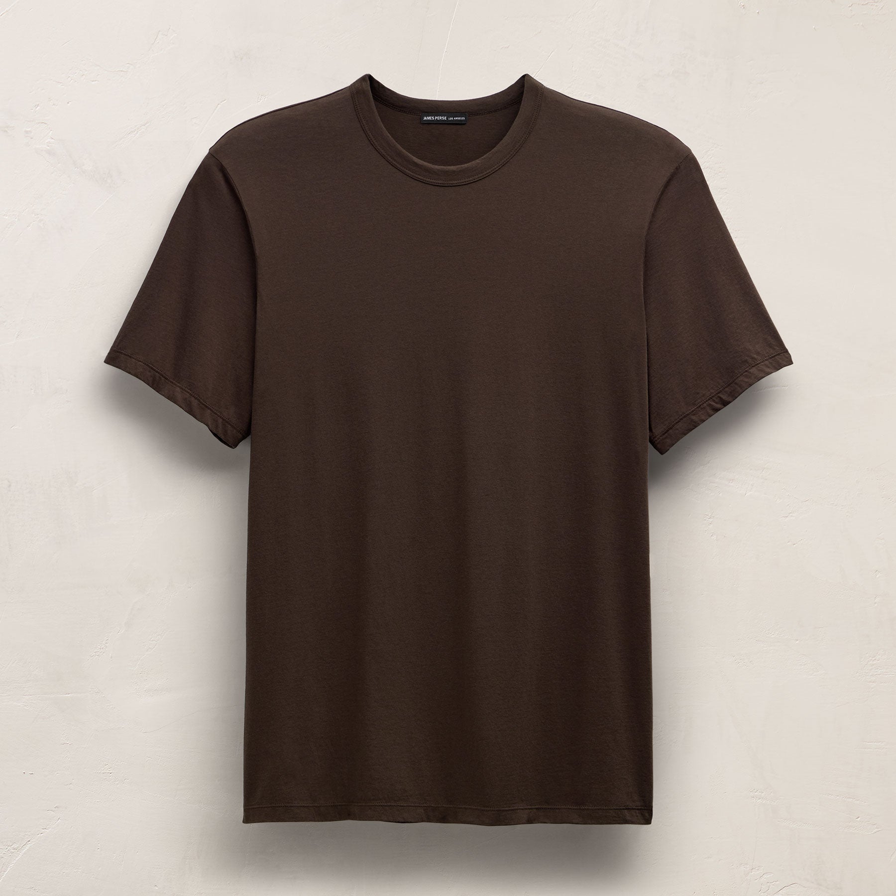 Luxe Lotus Jersey Tee - Bark