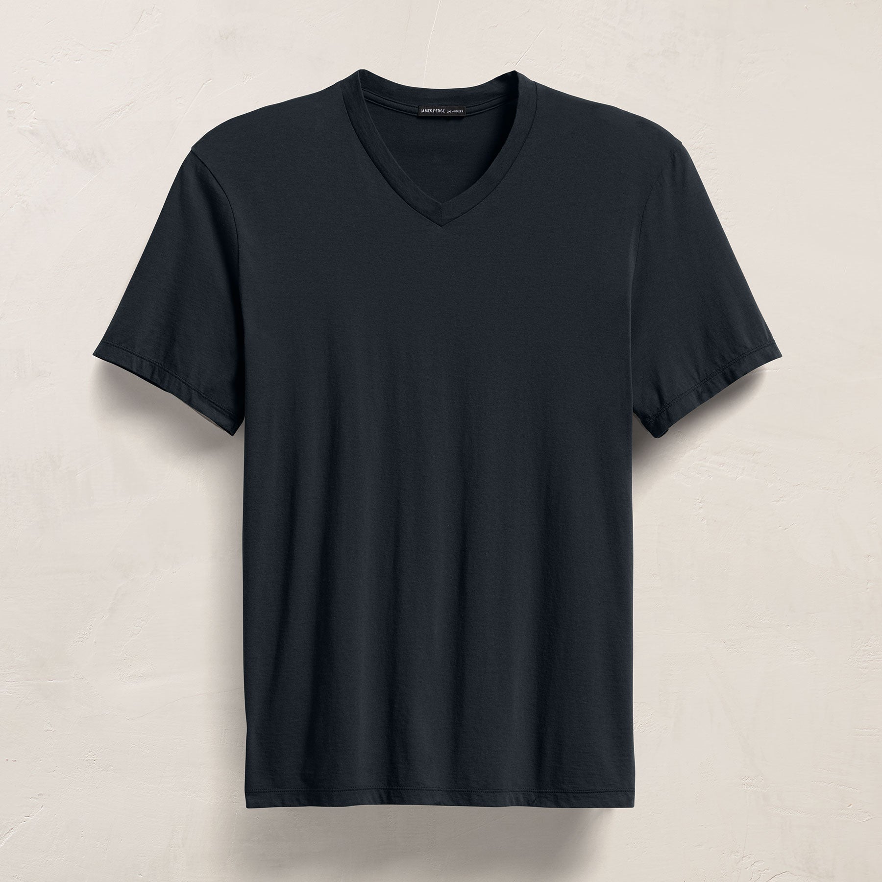 Luxe Lotus Jersey V Neck - French Navy