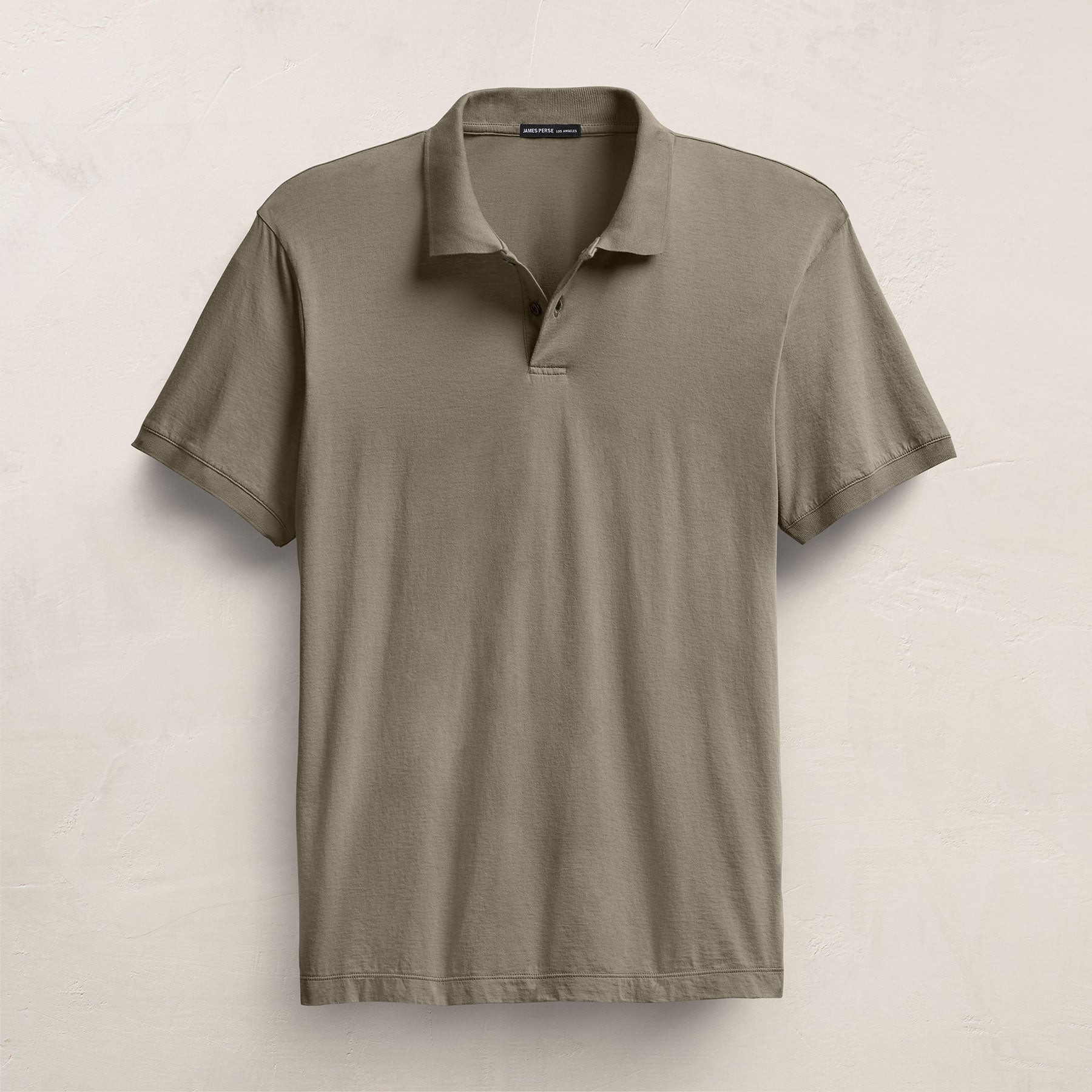Luxe Lotus Jersey Polo - Birch