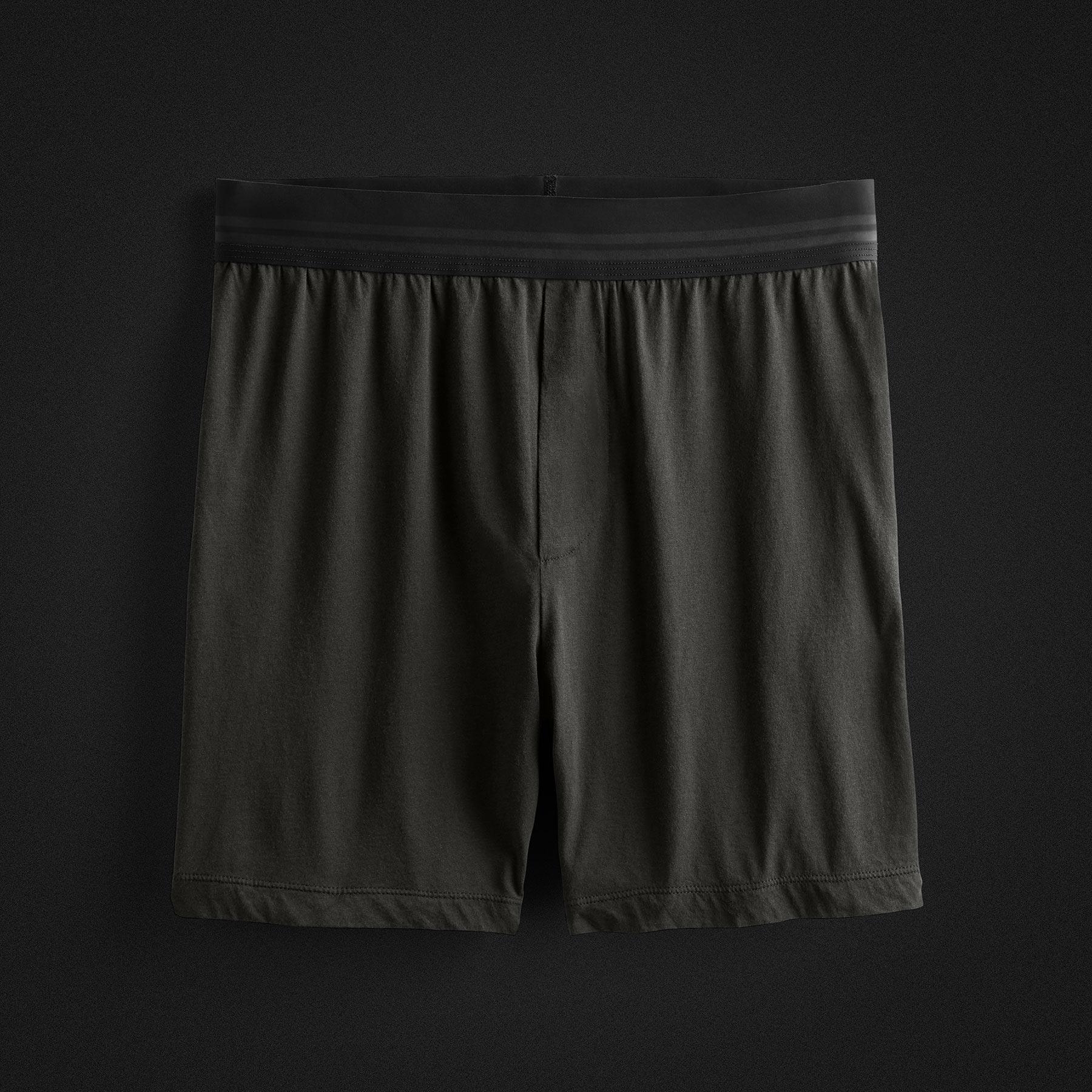 Luxe Lotus Relaxed Fit Boxer Short - Carbon