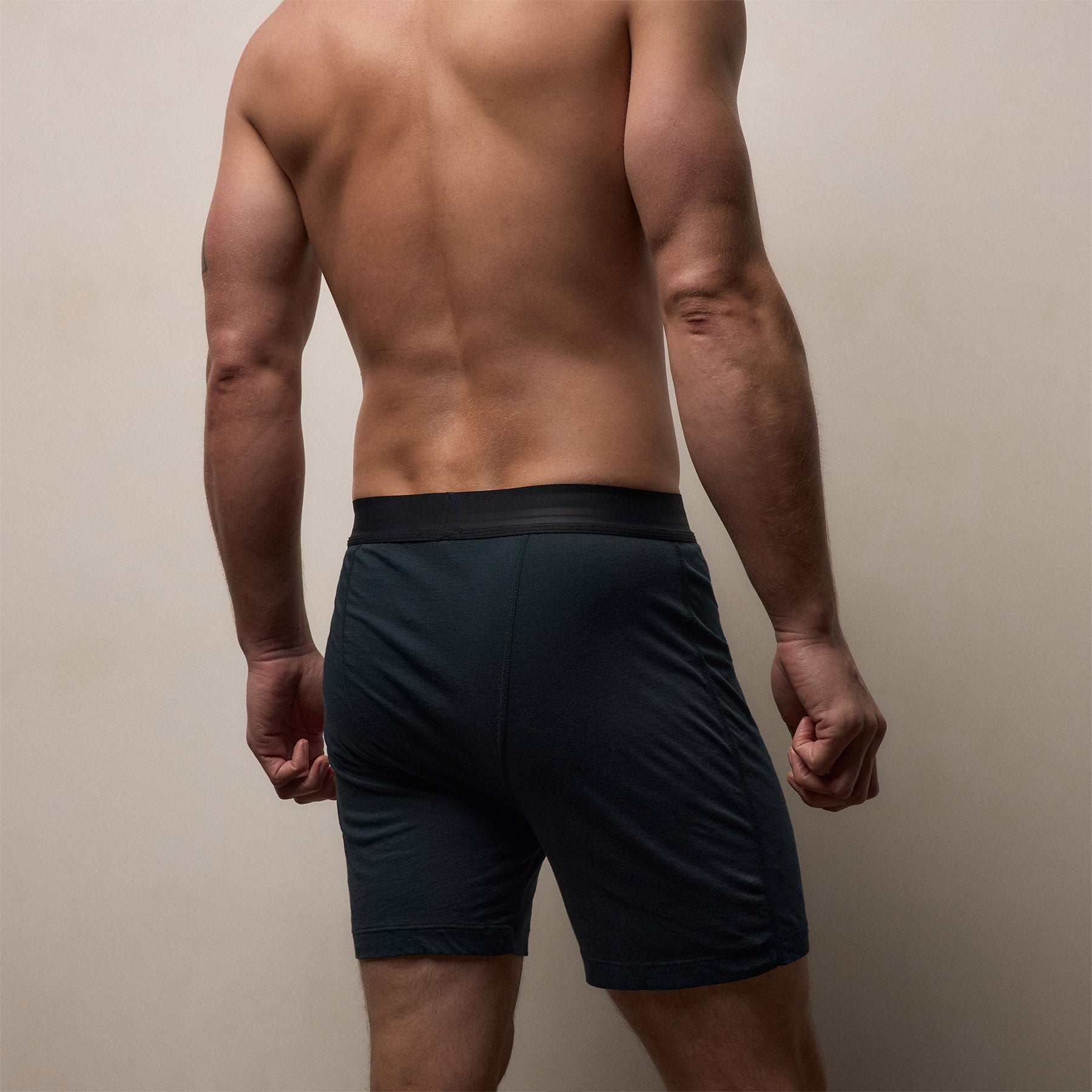 Luxe Lotus Relaxed Fit Boxer Short - French Navy