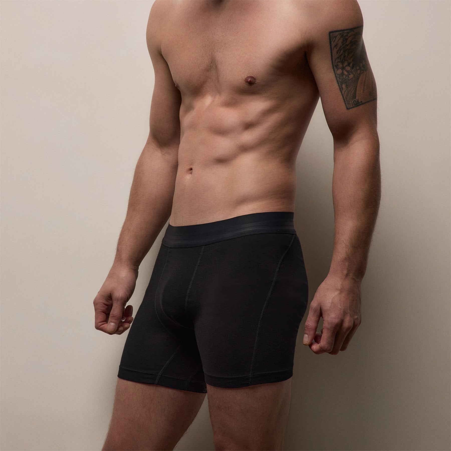 Elevated Lotus Sport Boxer Short - Black
