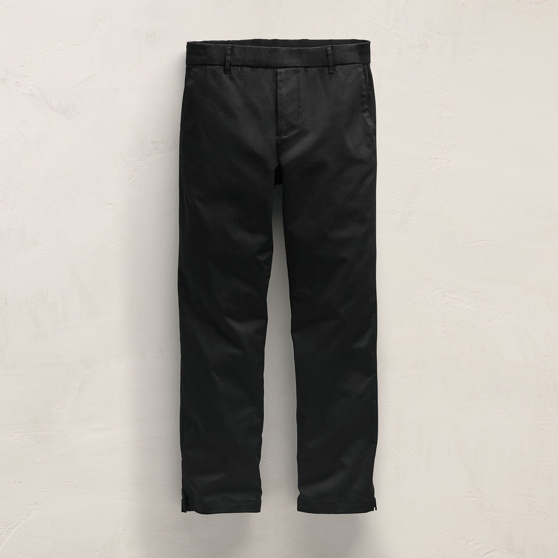 Relaxed Stretch Micro Twill Trouser - Black