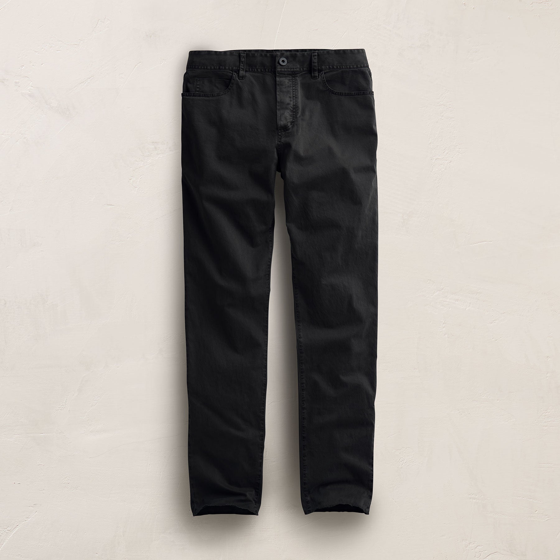 Brushed Twill 5 Pocket Pant - Black