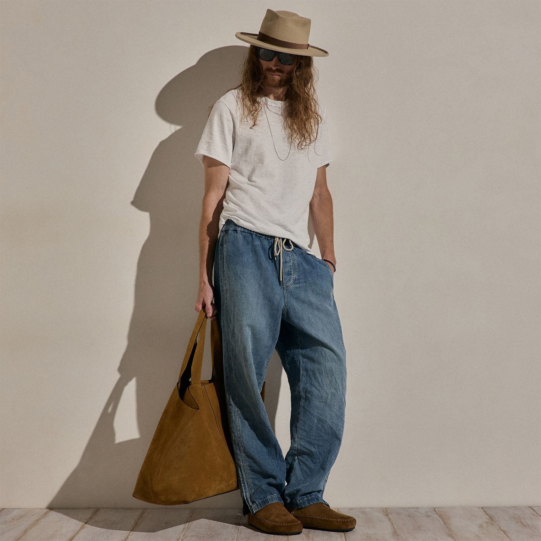 Cotton Slub Short Sleeve Tee - White