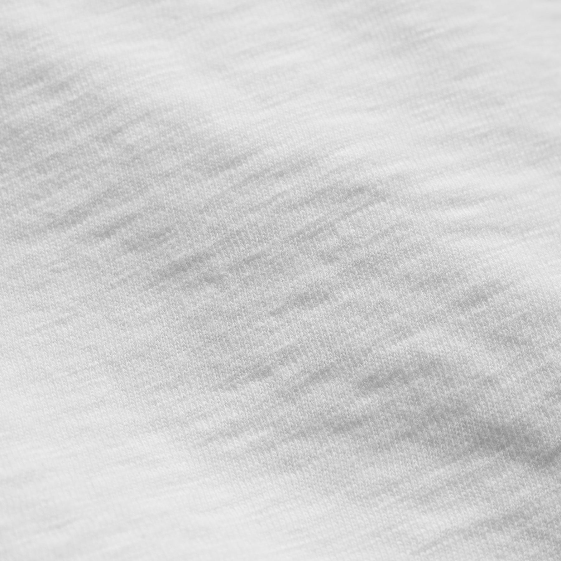 Cotton Slub Short Sleeve Tee - White