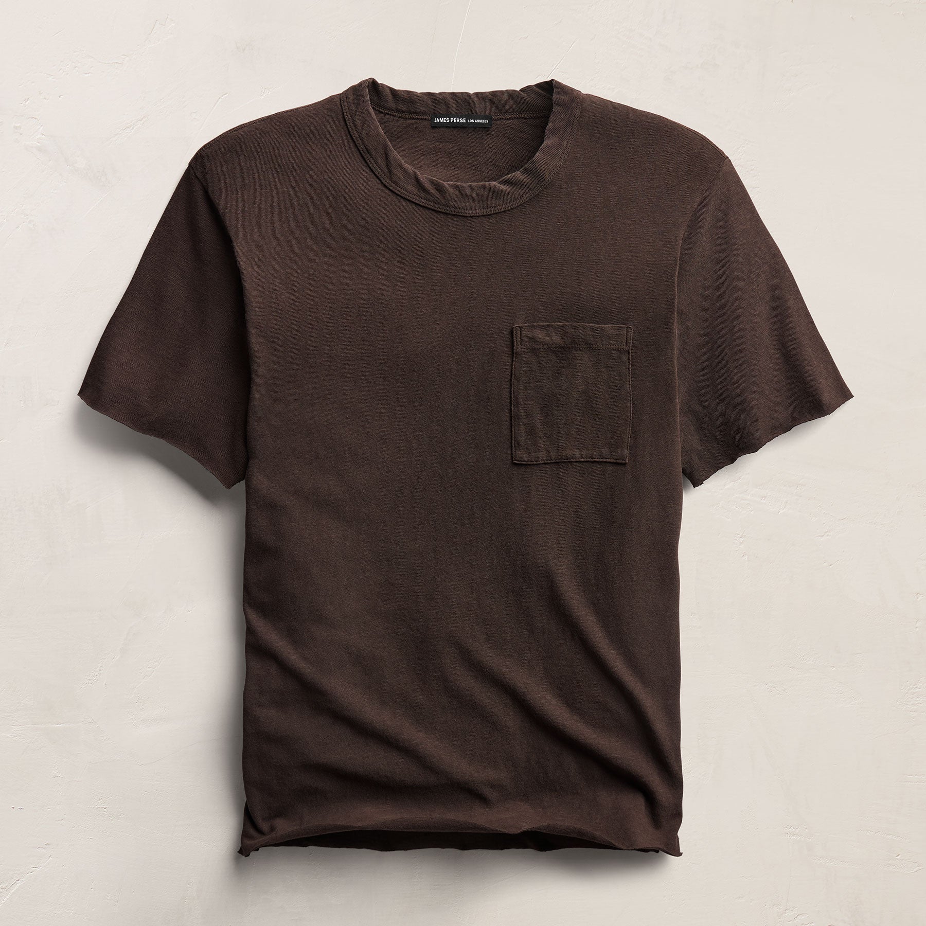 Slub Jersey Pocket Tee - Bark Pigment