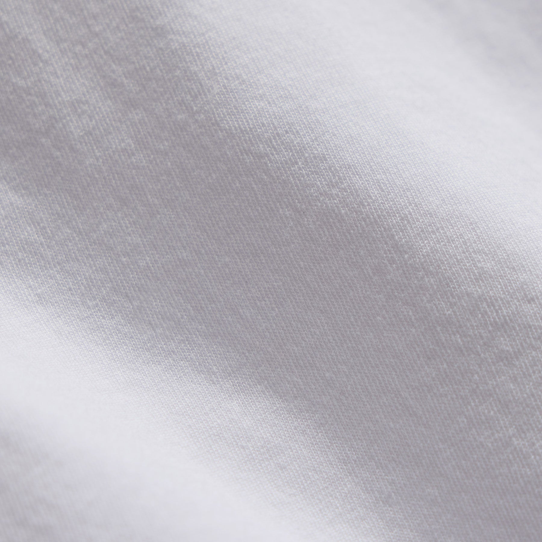 Shirttail Hem Crew - White