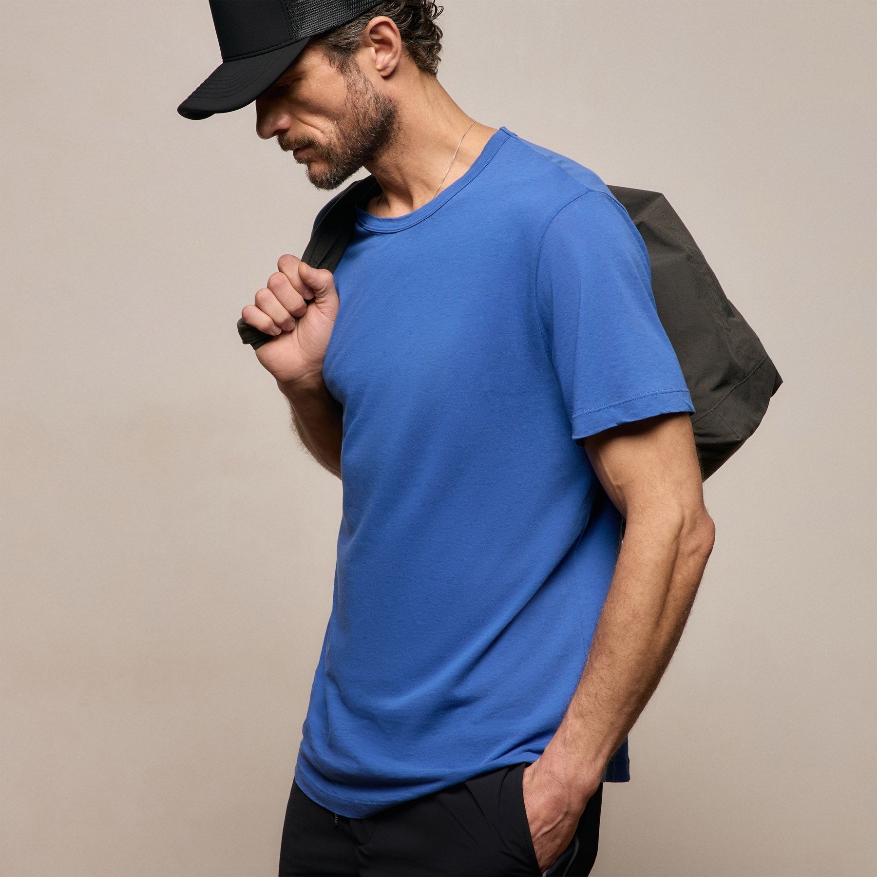Clear Jersey Crew - Baltic Blue