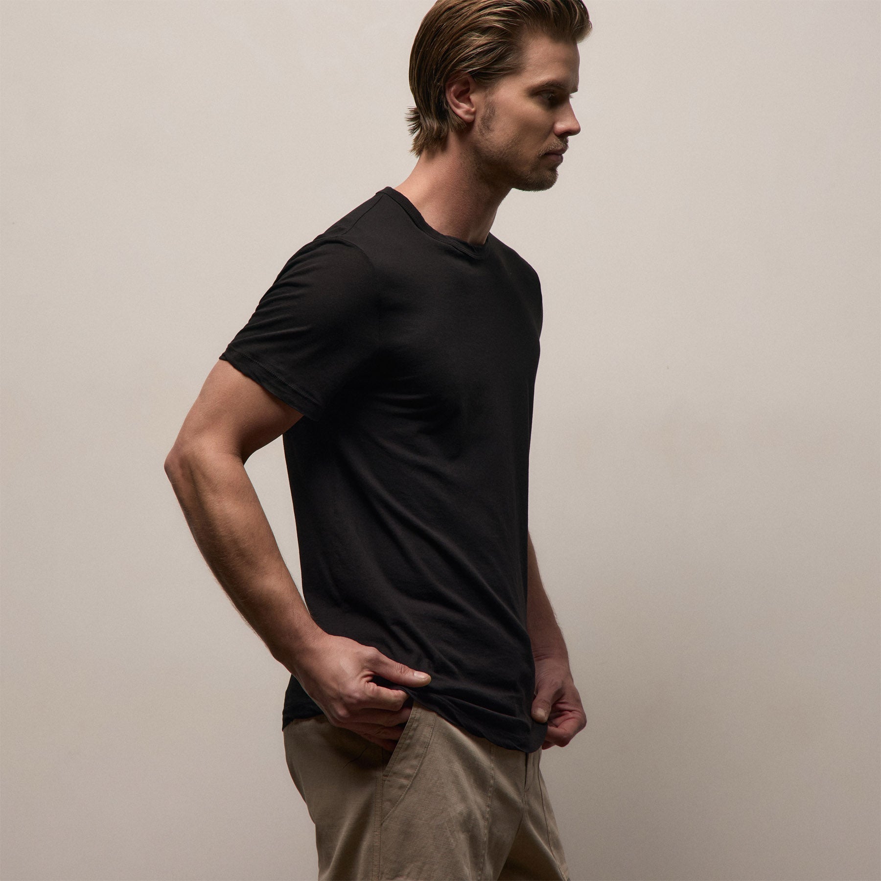 Clear Jersey Crew - Black