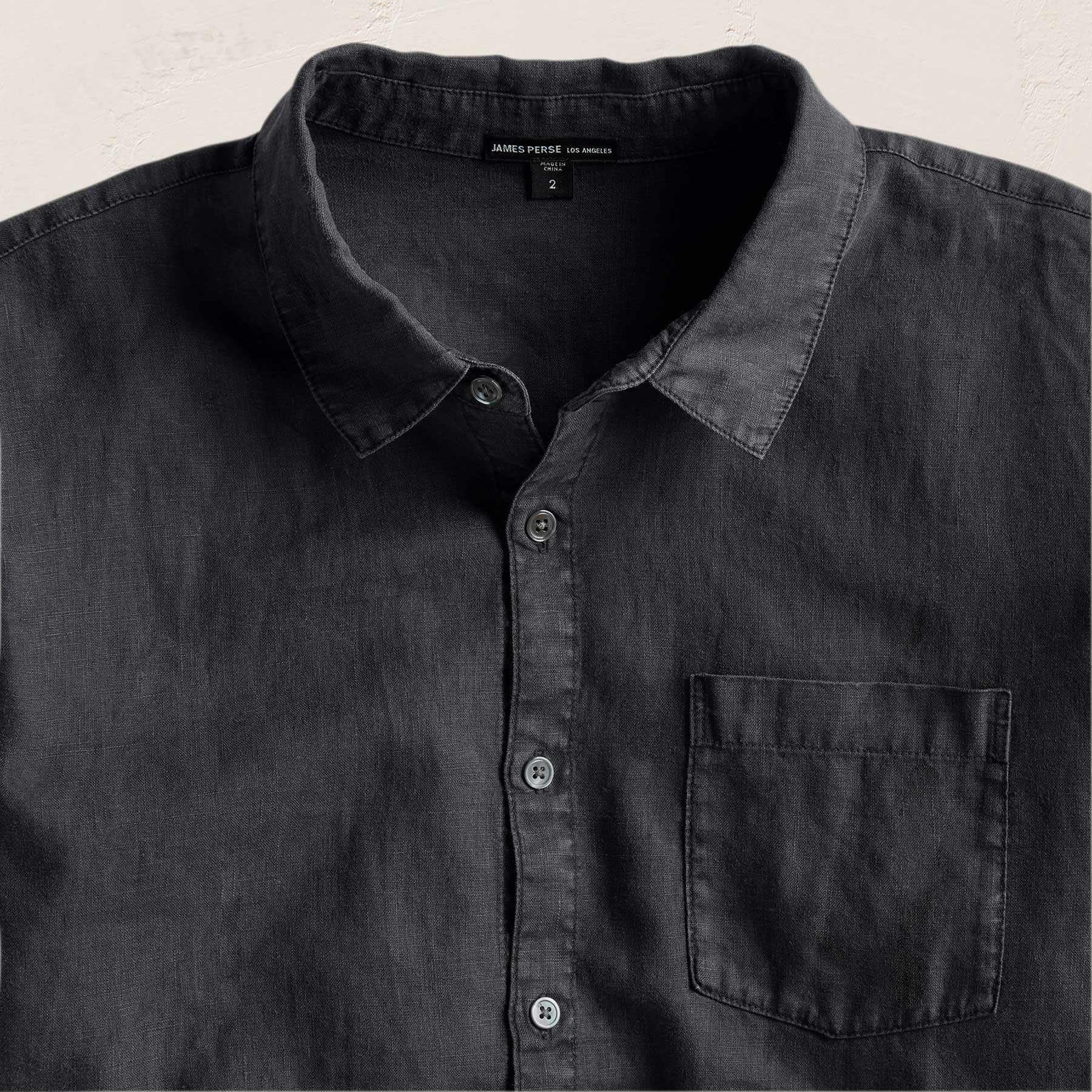 Lightweight Linen Shirt - Magma Pigment