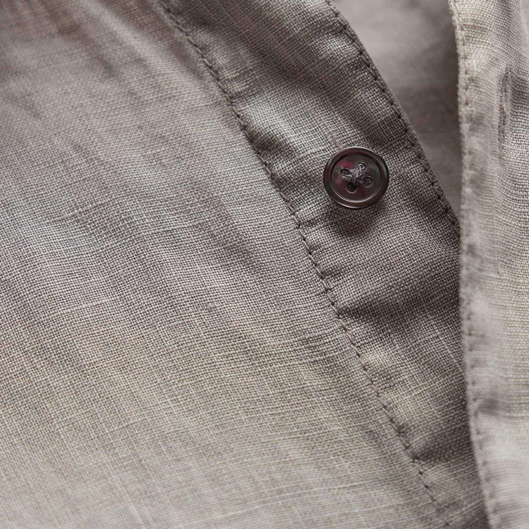 Lightweight Linen Shirt - Fog Pigment