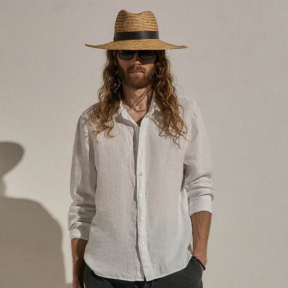 Lightweight Linen Shirt - White