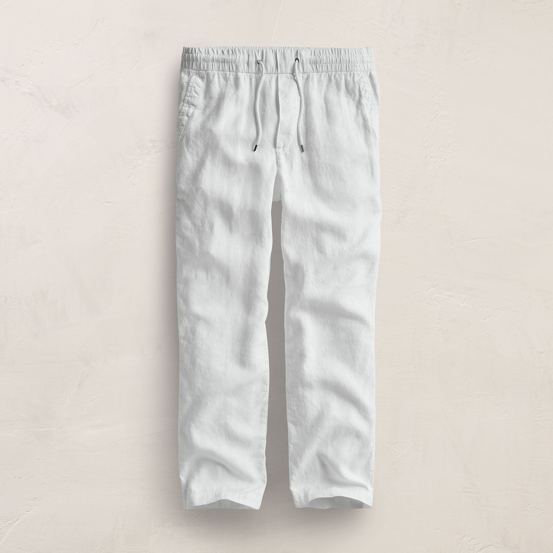 Relaxed Linen Pant - White