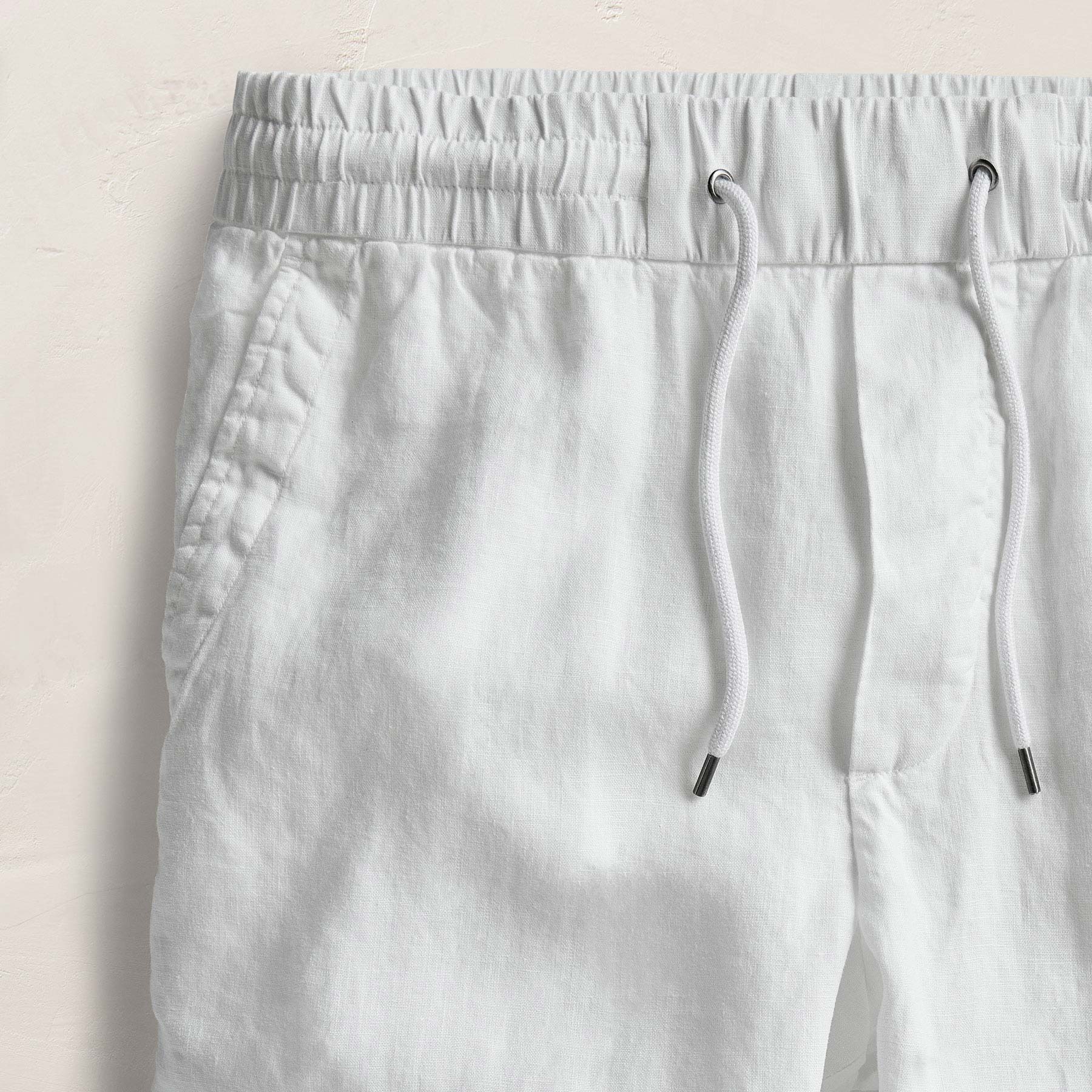 Relaxed Linen Pant - White