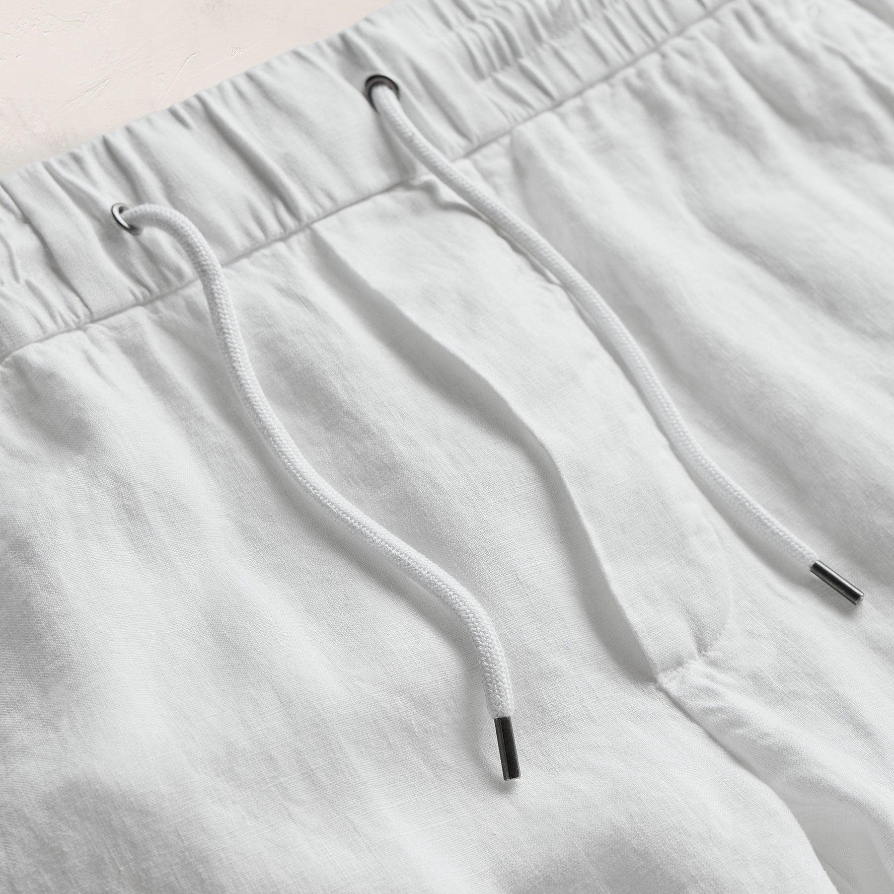 Relaxed Linen Pant - White