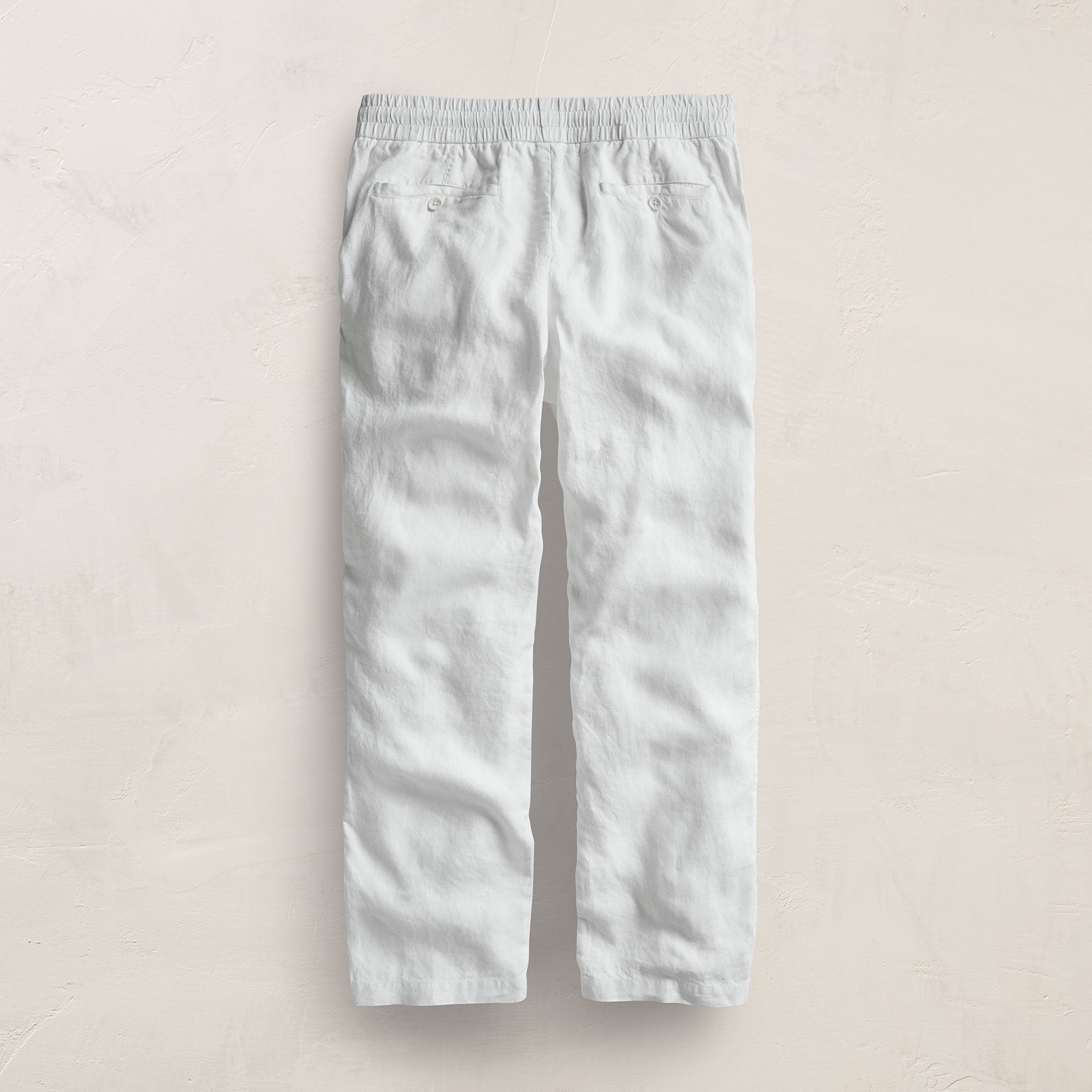 Relaxed Linen Pant - White