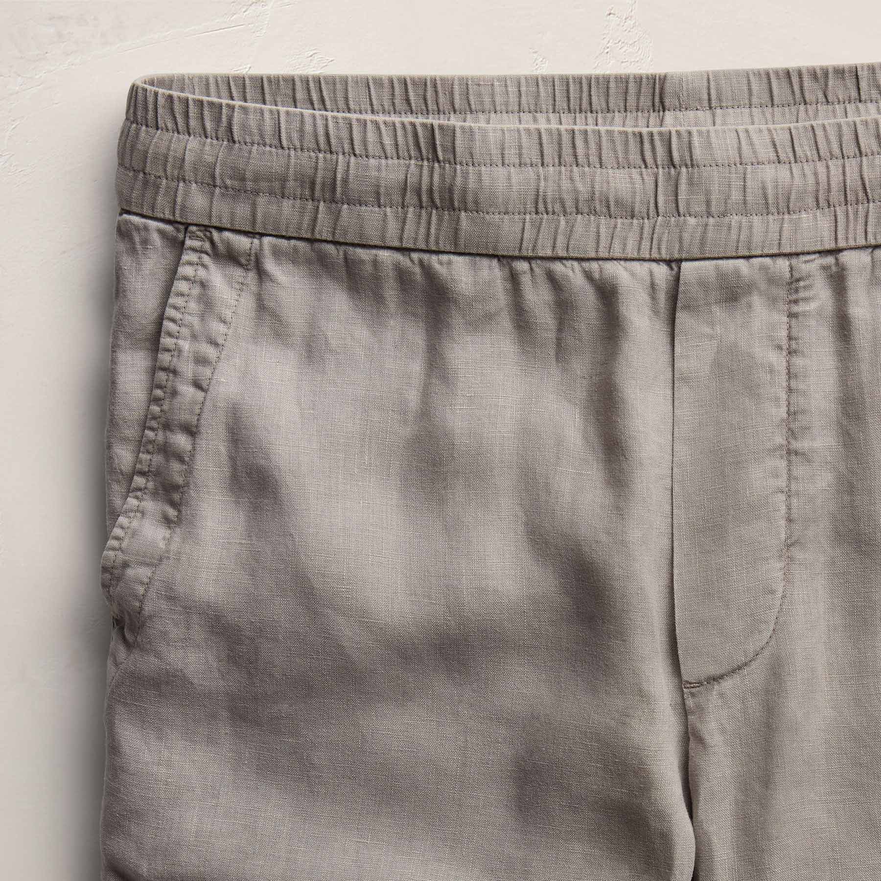 Lightweight Linen Pant - Fog Pigment