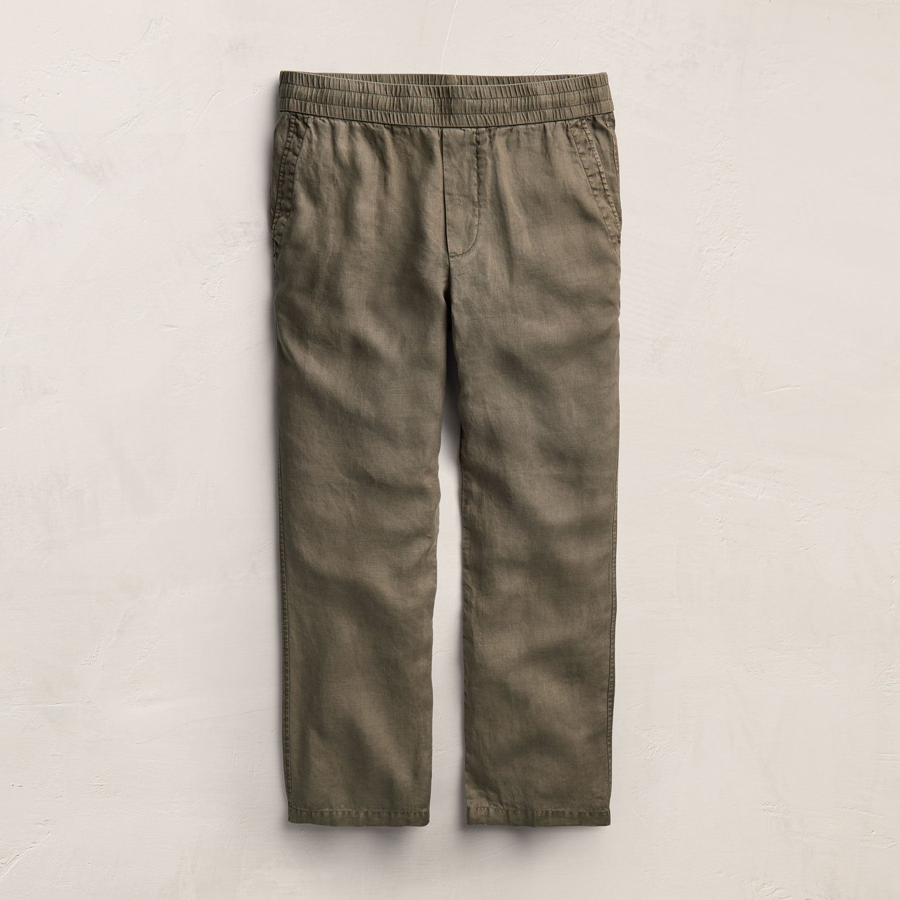 Lightweight Linen Pant - Light Olive Pigment