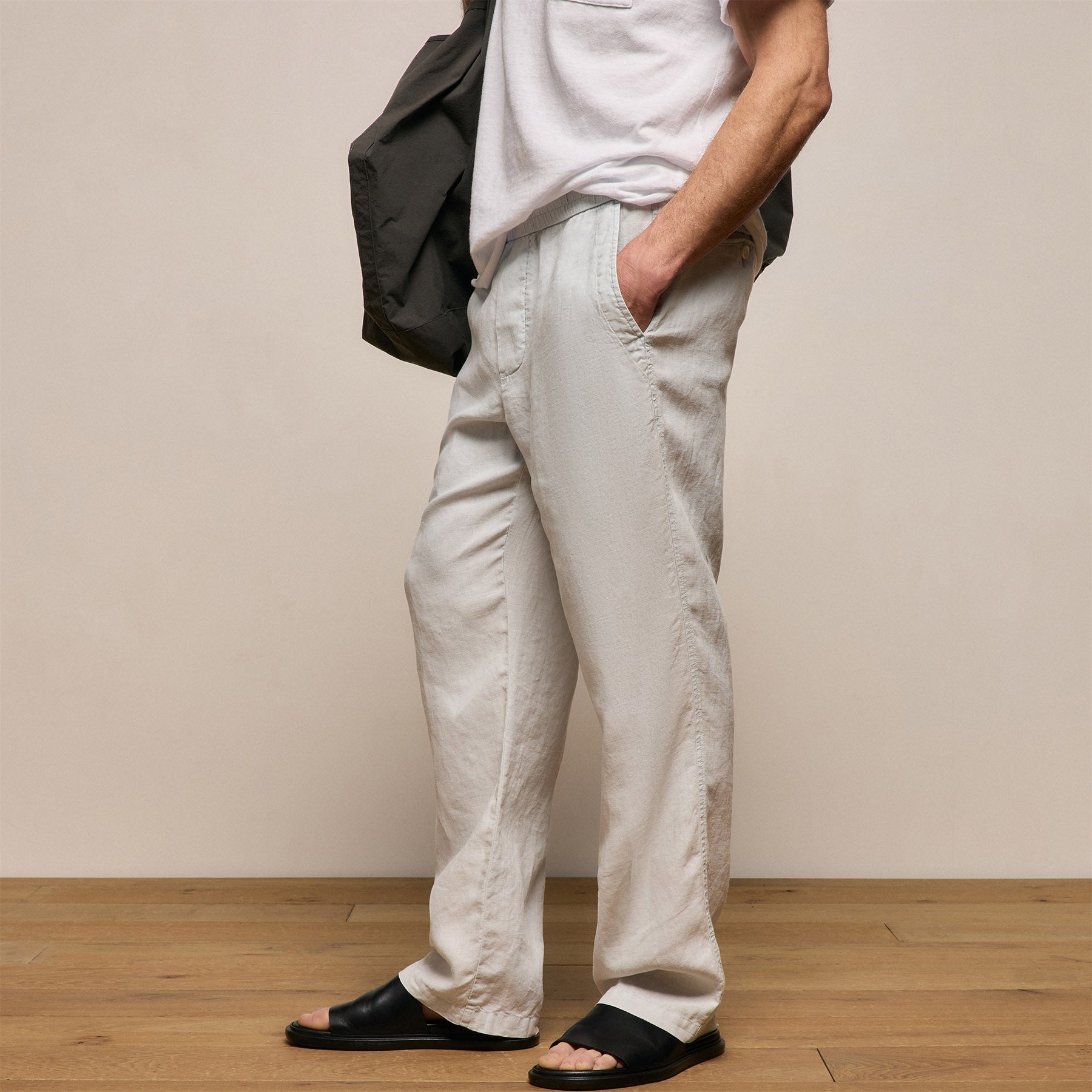 Lightweight Linen Pant - Memory Pigment