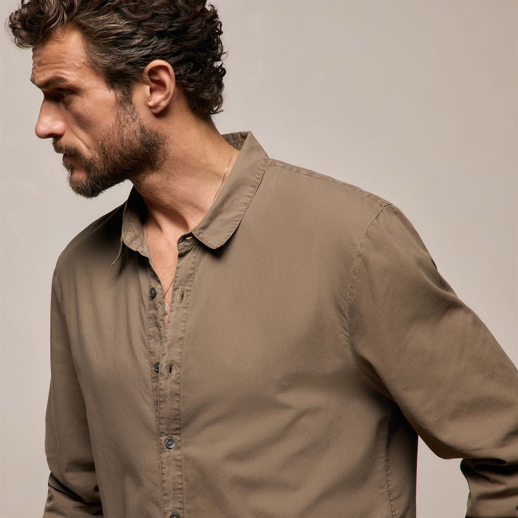 Standard Shirt - Light Olive Pigment