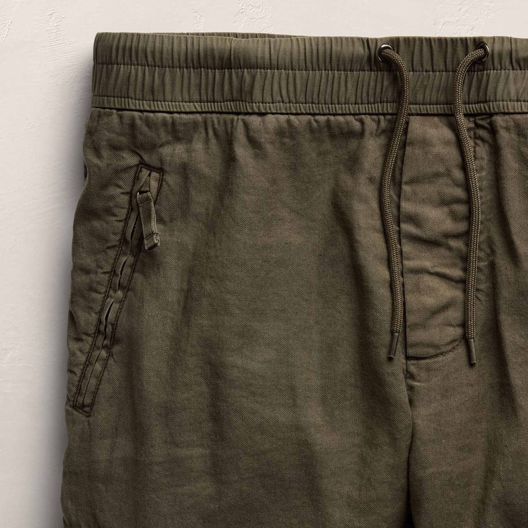 Parachute Linen Cotton Cargo - Army Green Pigment