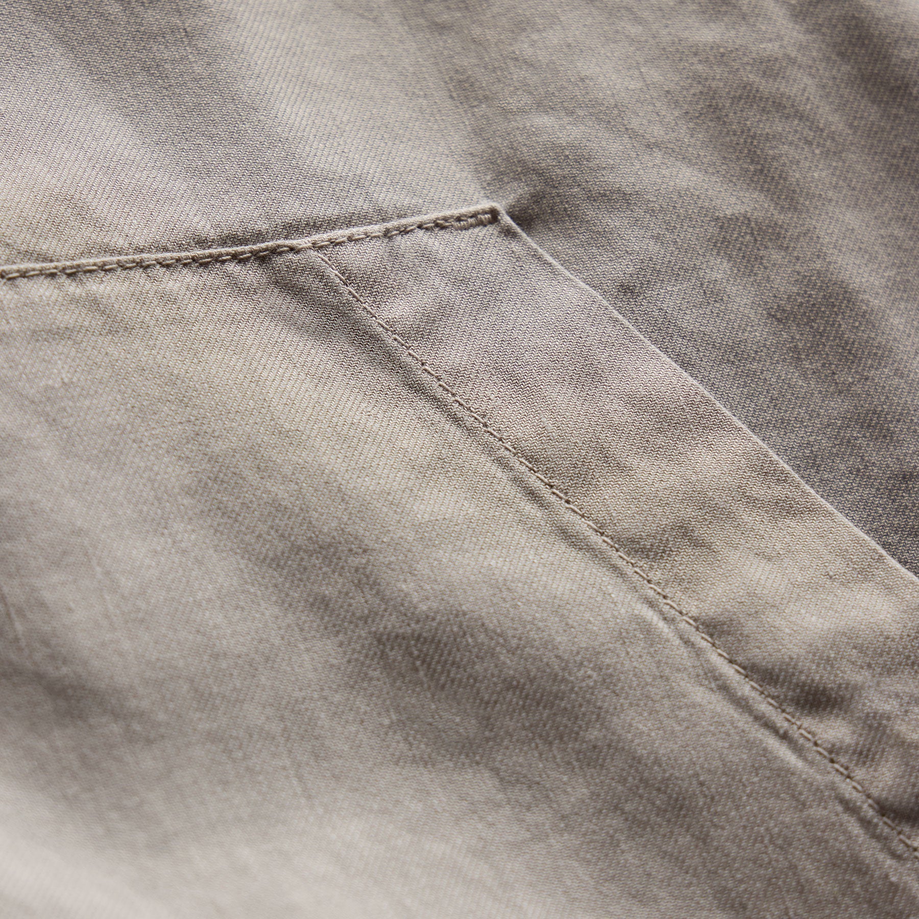 Stretch Linen Track Jacket - Fog Pigment