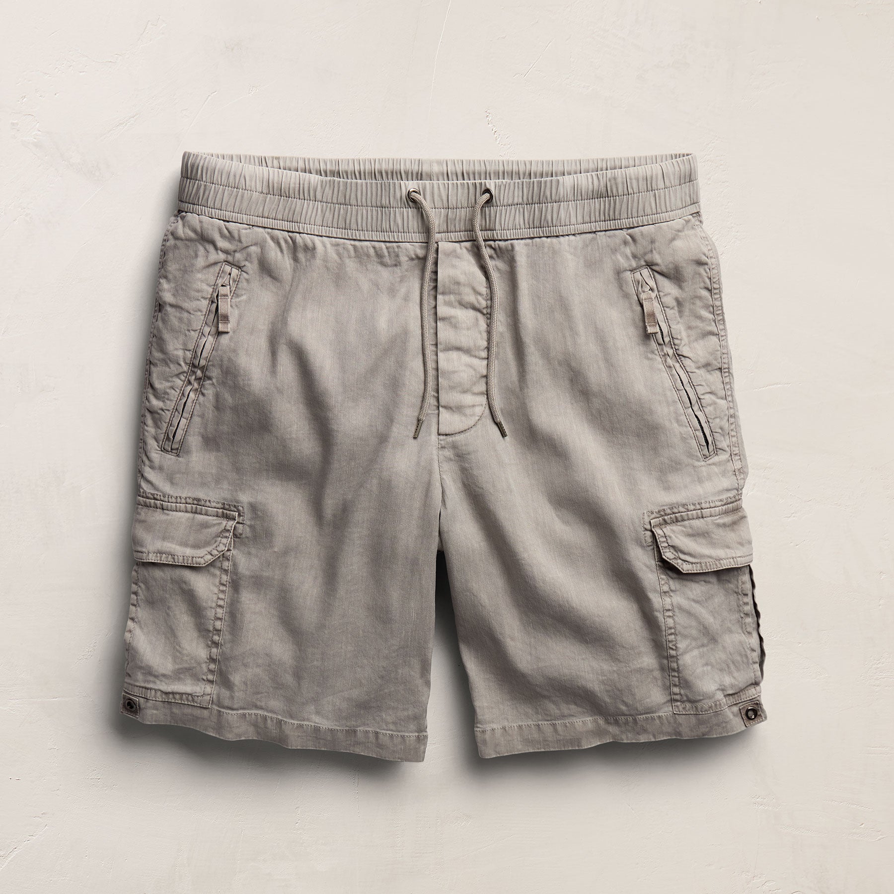 Parachute Linen Cotton Cargo Short - Fog Pigment