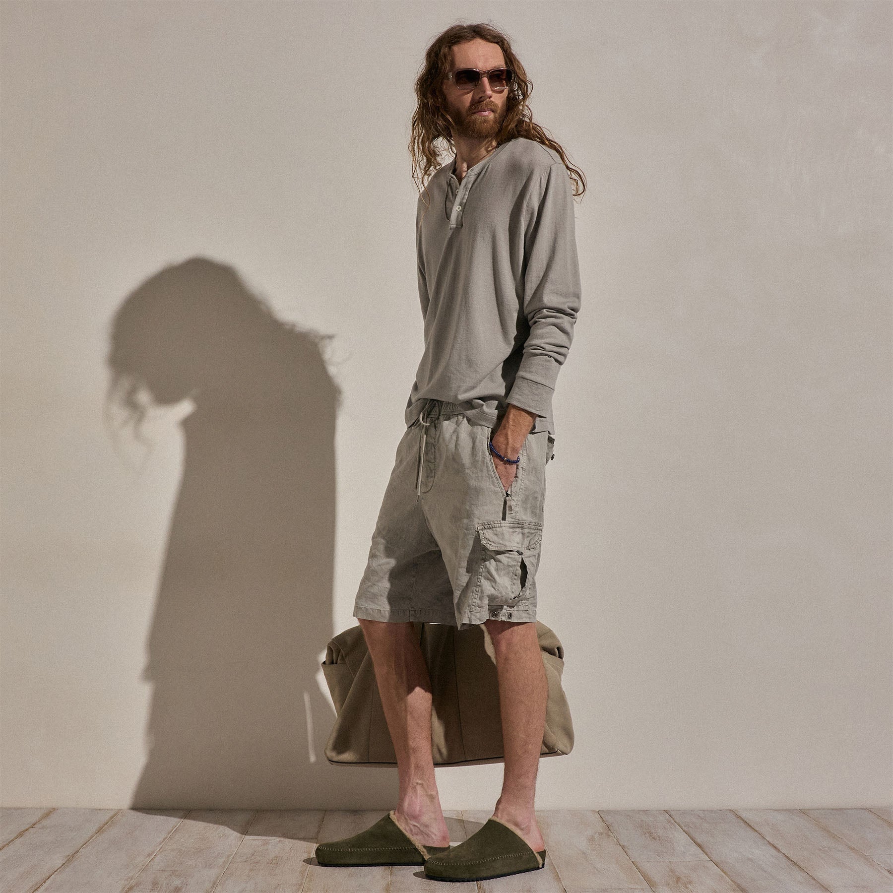 Men's Suede Clog - Musk