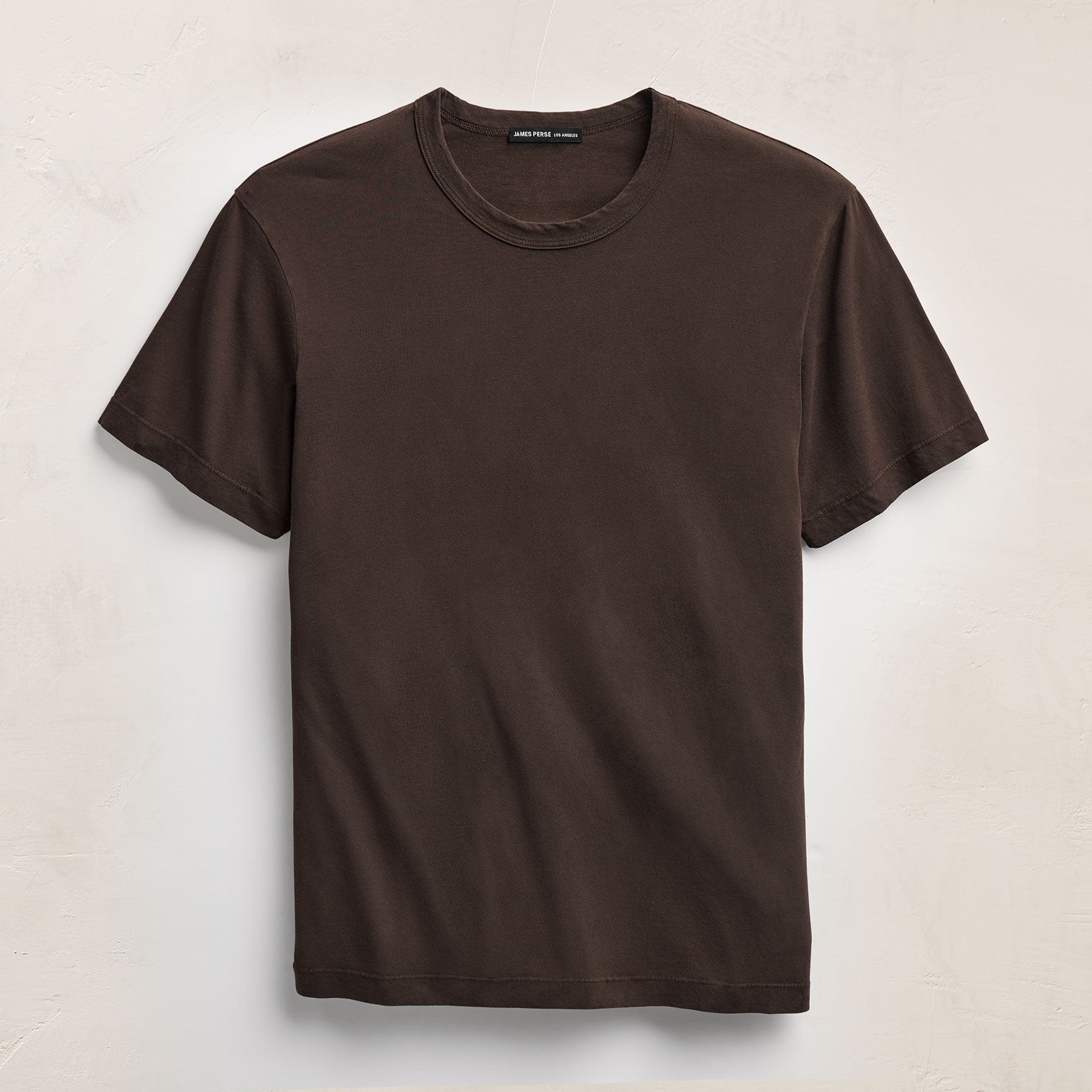 Short Sleeve Crew Neck - Bark Pigment