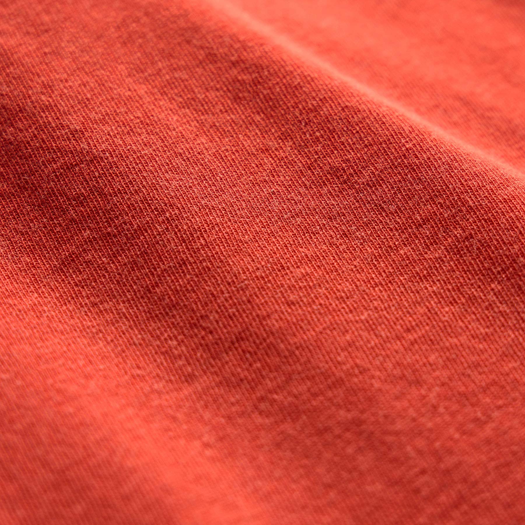 Short Sleeve Crew Neck - Blood Orange Pigment