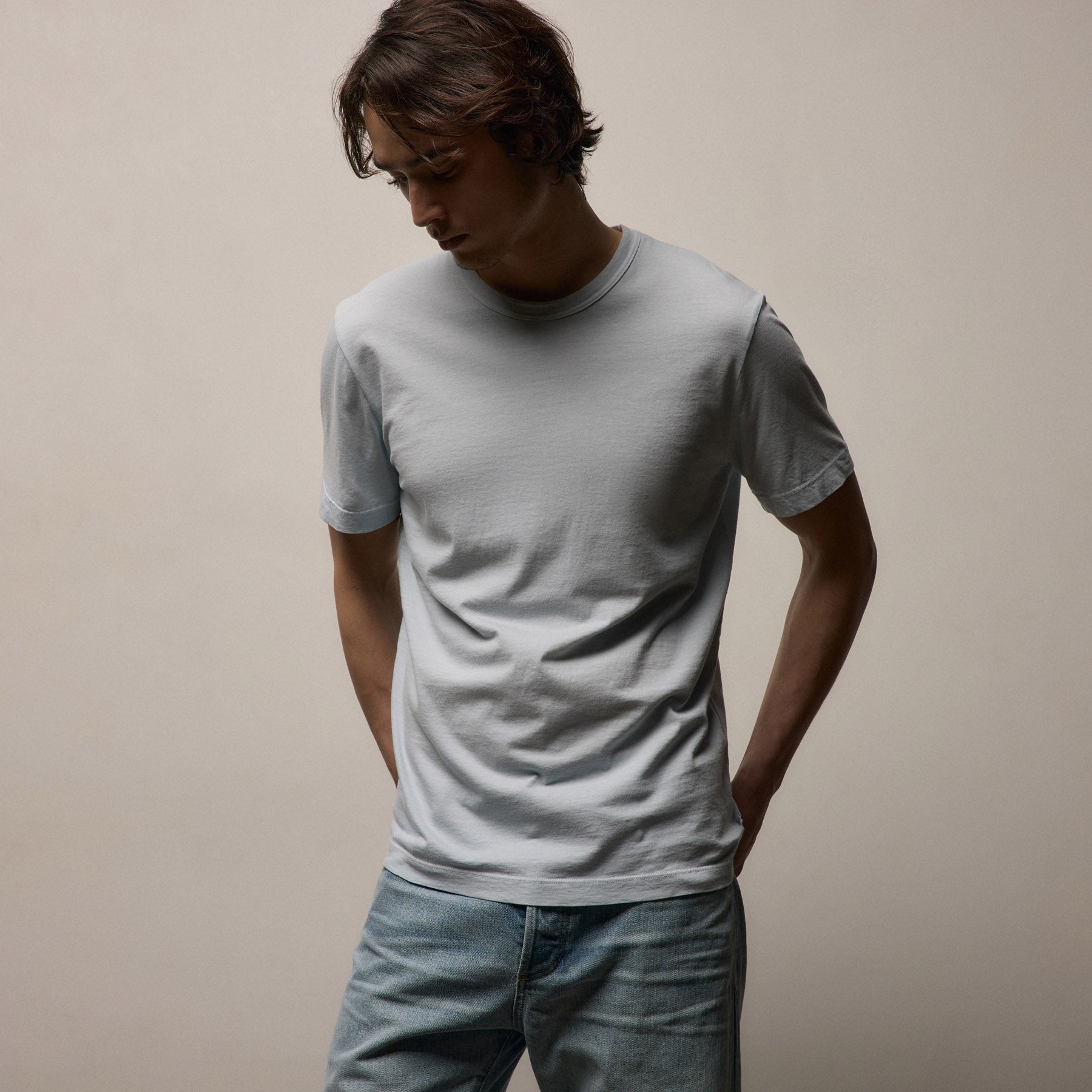 Short Sleeve Crew Neck - Memory Pigment